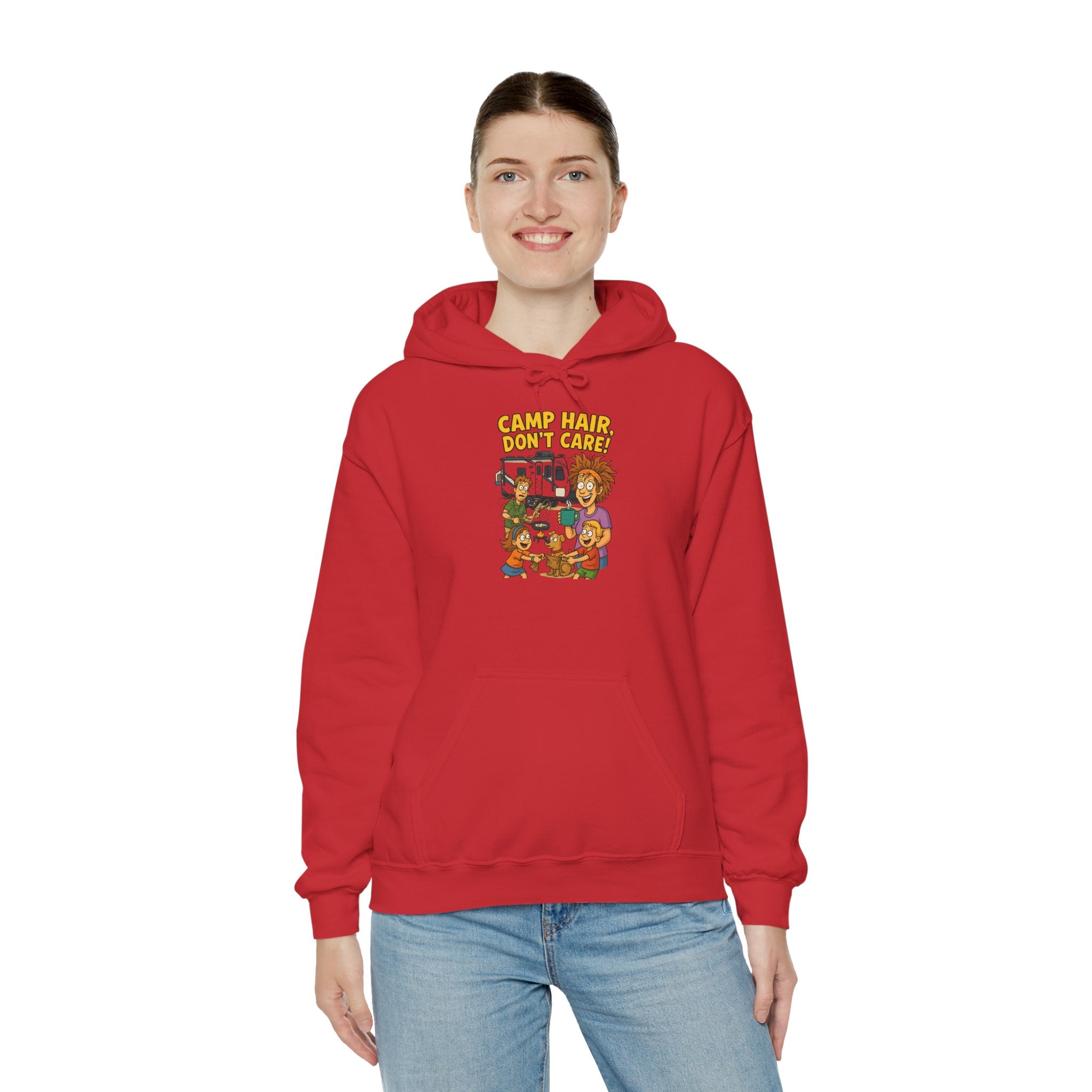 Camp Vibes Unisex Hooded Sweatshirt - Cozy, Funny Gift, Summer Nights, Outdoor Adventure, Camping Apparel