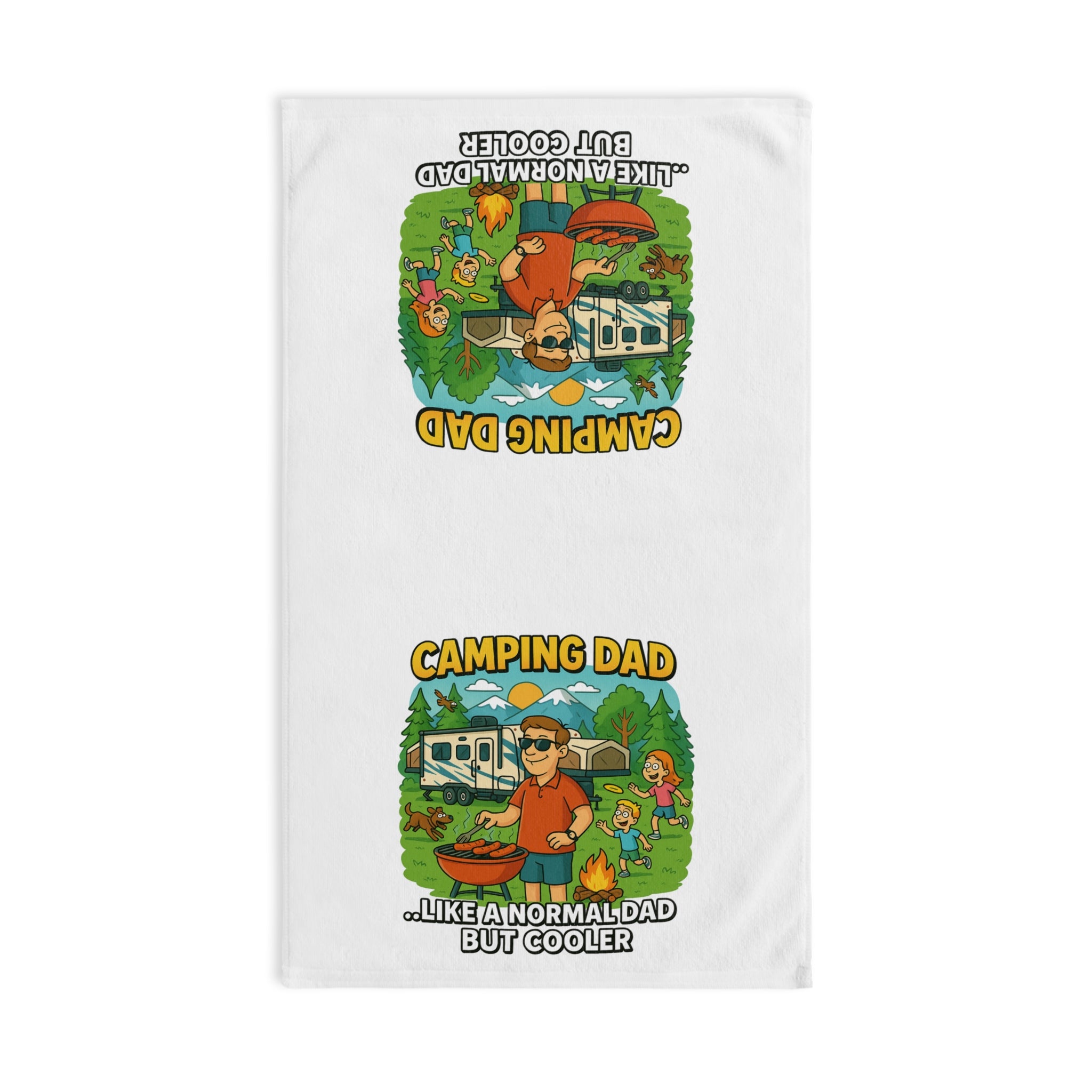Camping Dad Hand Towel - Perfect Gift for Outdoor Enthusiasts
