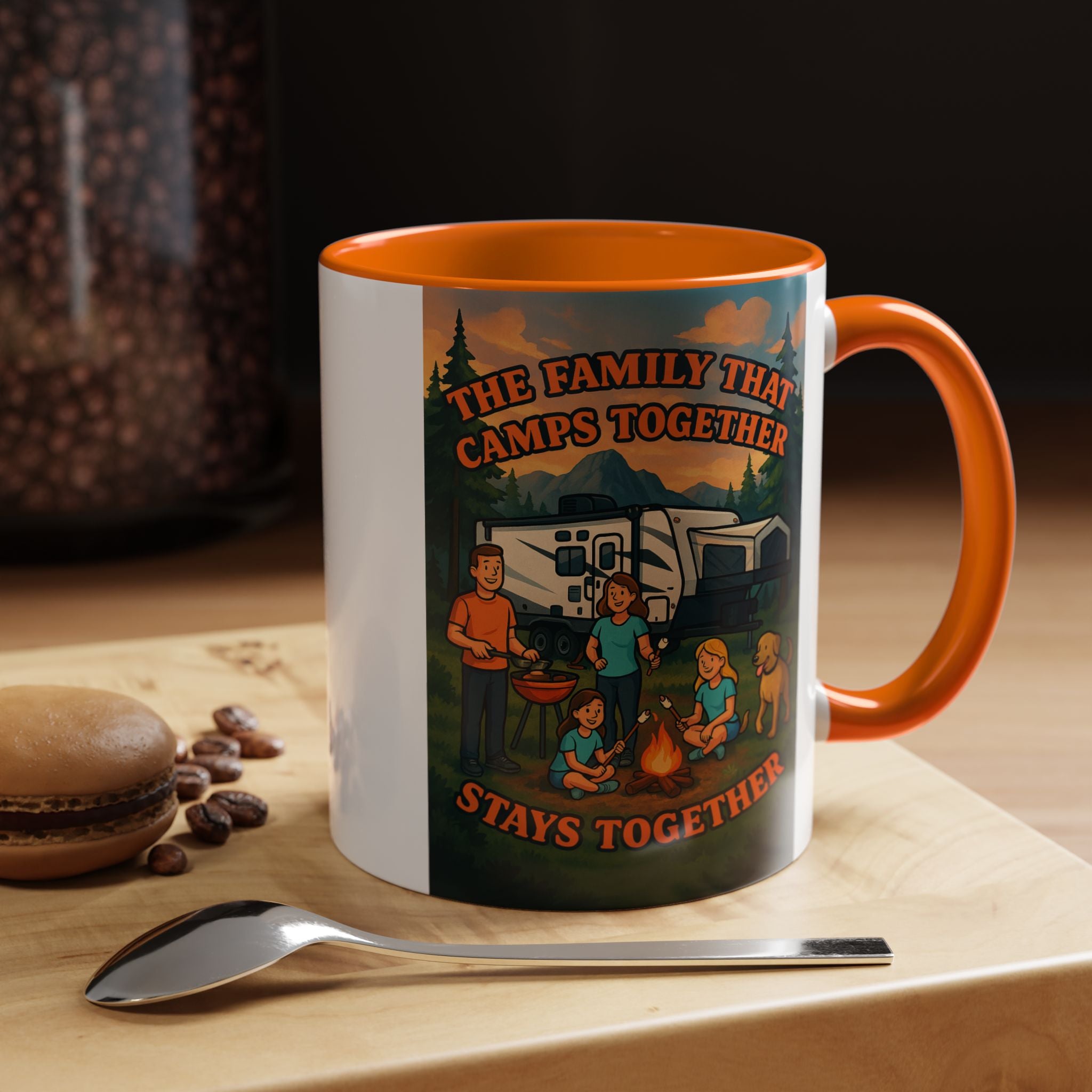 Camping Family Coffee Mug - Adventure, Nature, Family Time, Outdoor Enthusiasts, Gift for Campers