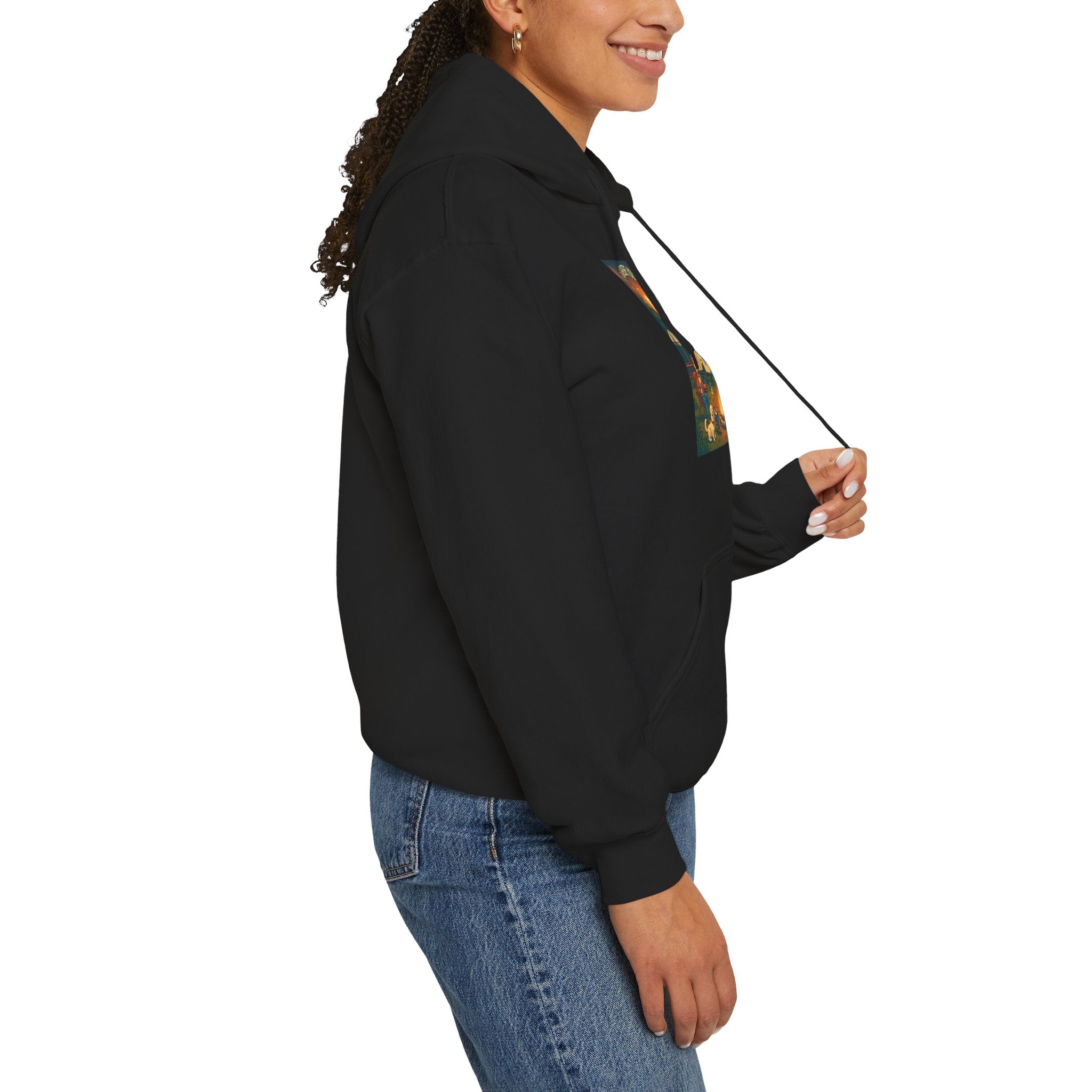 Cozy Campfire Vibes Hoodie, Unisex Sweatshirt for Camp Lovers, Autumn Apparel, Outdoor Adventure Gift, Family Get-Together