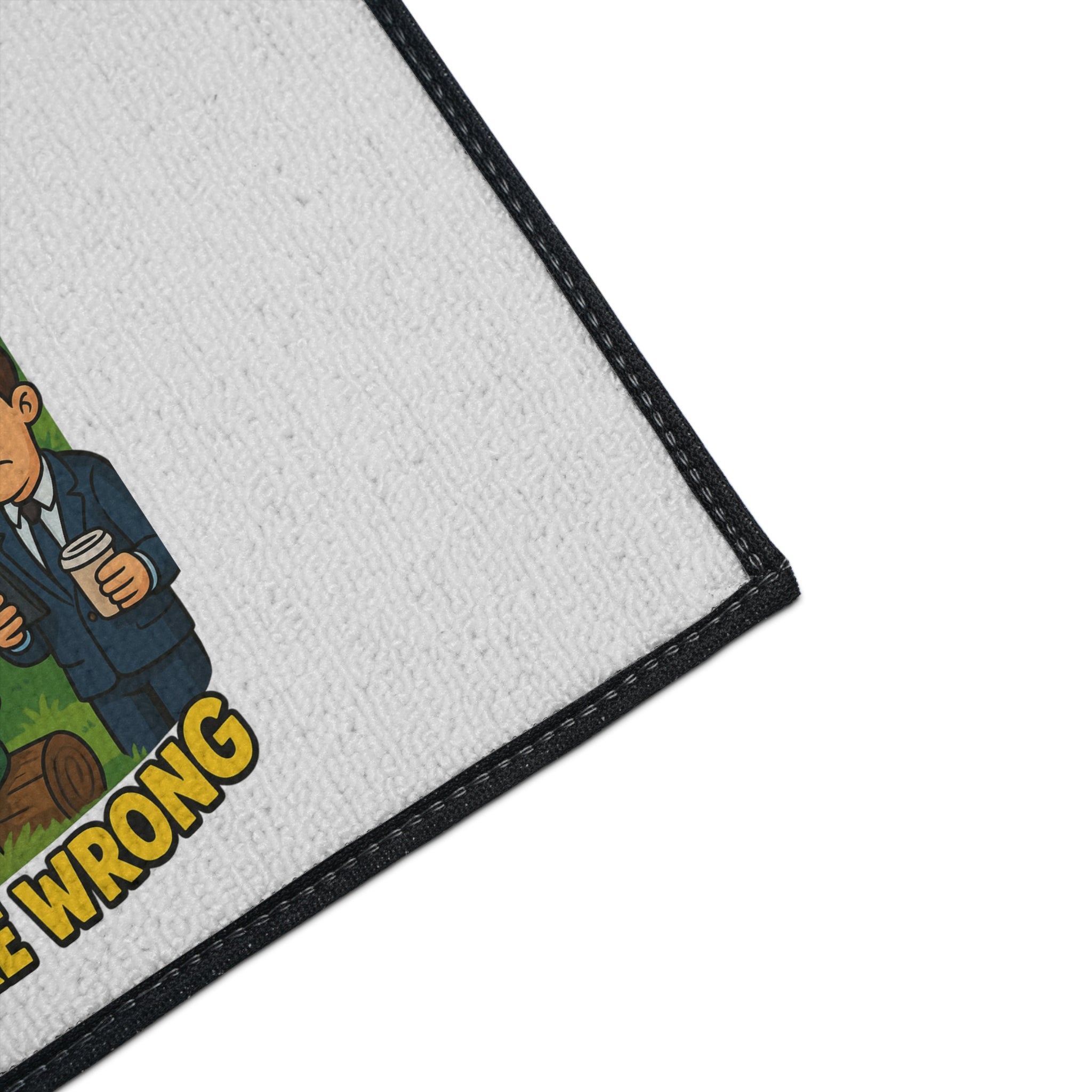 Camping Themed Heavy Duty Floor Mat - "Either You Like Camping... Or You're Wrong"