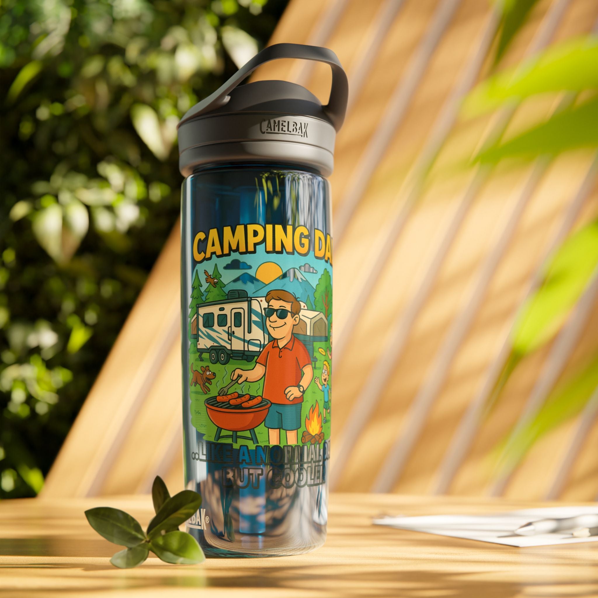 Camping Dad Water Bottle - Eddy® 20oz/25oz