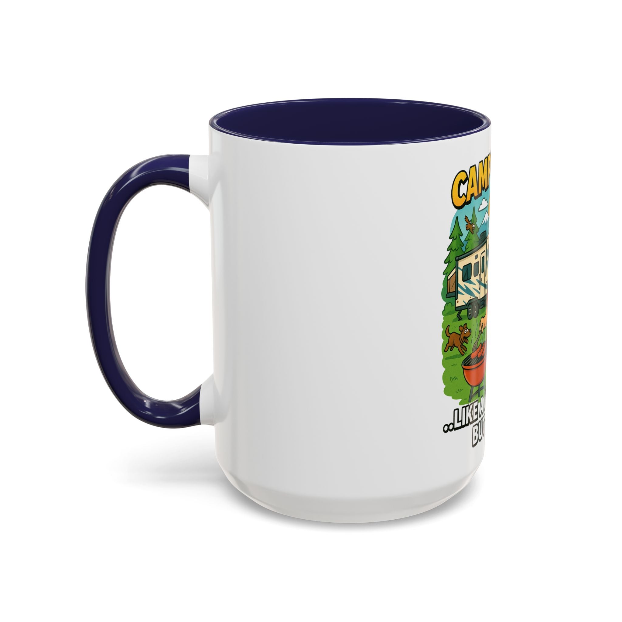 Cool Camping Dad Coffee Mug - Fun Outdoor Adventure Gift