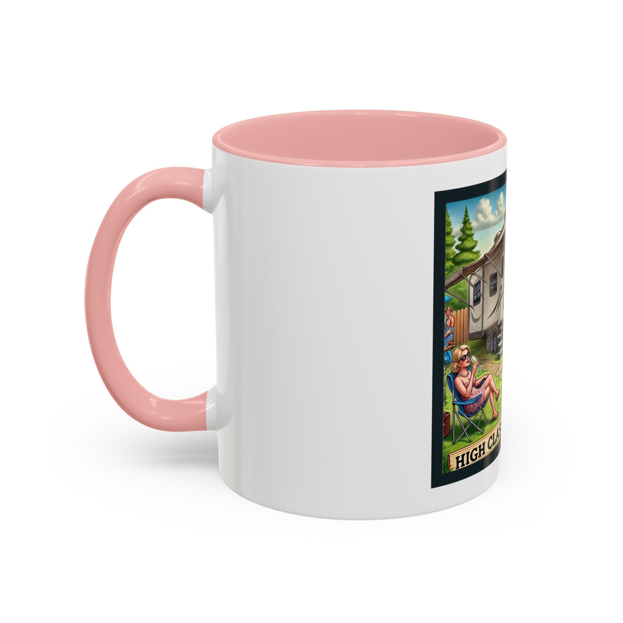 Accent Coffee Mug (11, 15oz) - High Class, Trailer Trash