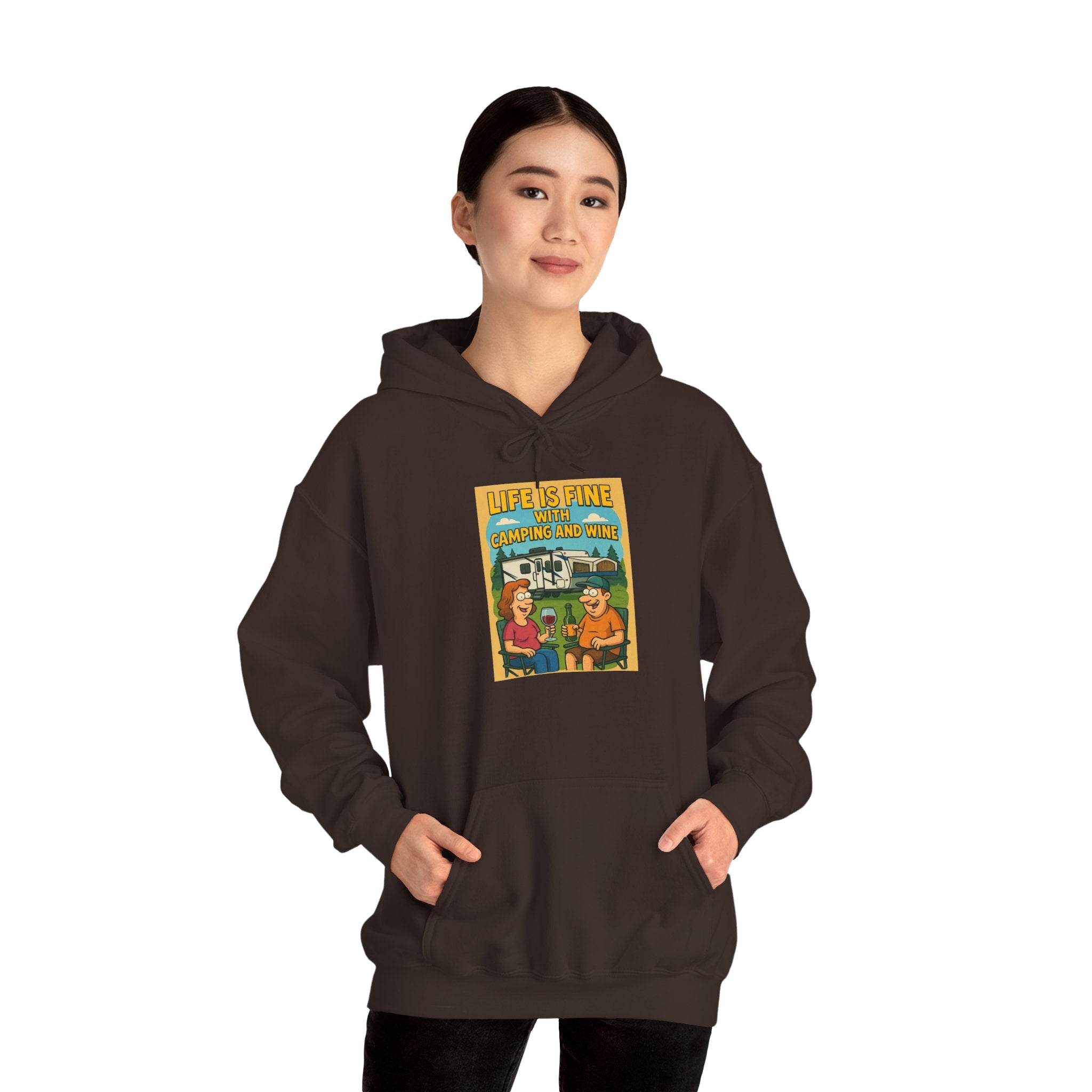 Retro Graphic Hooded Sweatshirt, Cozy Unisex Hoodie for Casual Days, Perfect Gift for Friends, Fall and Winter Fashion
