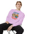 Camping Wine Sweatshirt | Unisex Garment-Dyed Pullover | Cozy Gift for Campers | Outdoor Adventures Apparel | Relaxed Fit Top