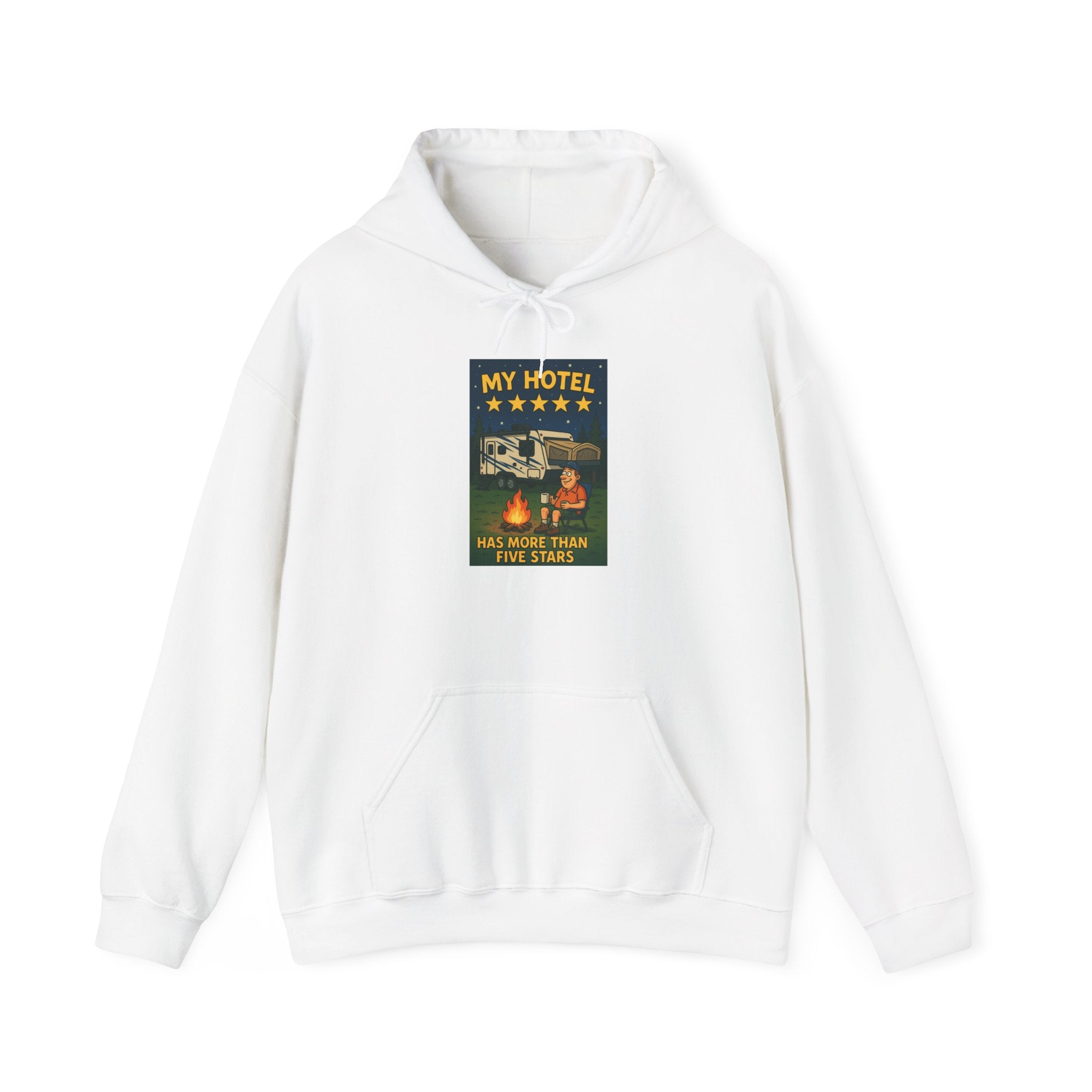 Cozy Camping Hoodie - My Hotel, Outdoor Adventure Apparel, Travel Gift, Nature Lovers Sweatshirt, Camping Gear