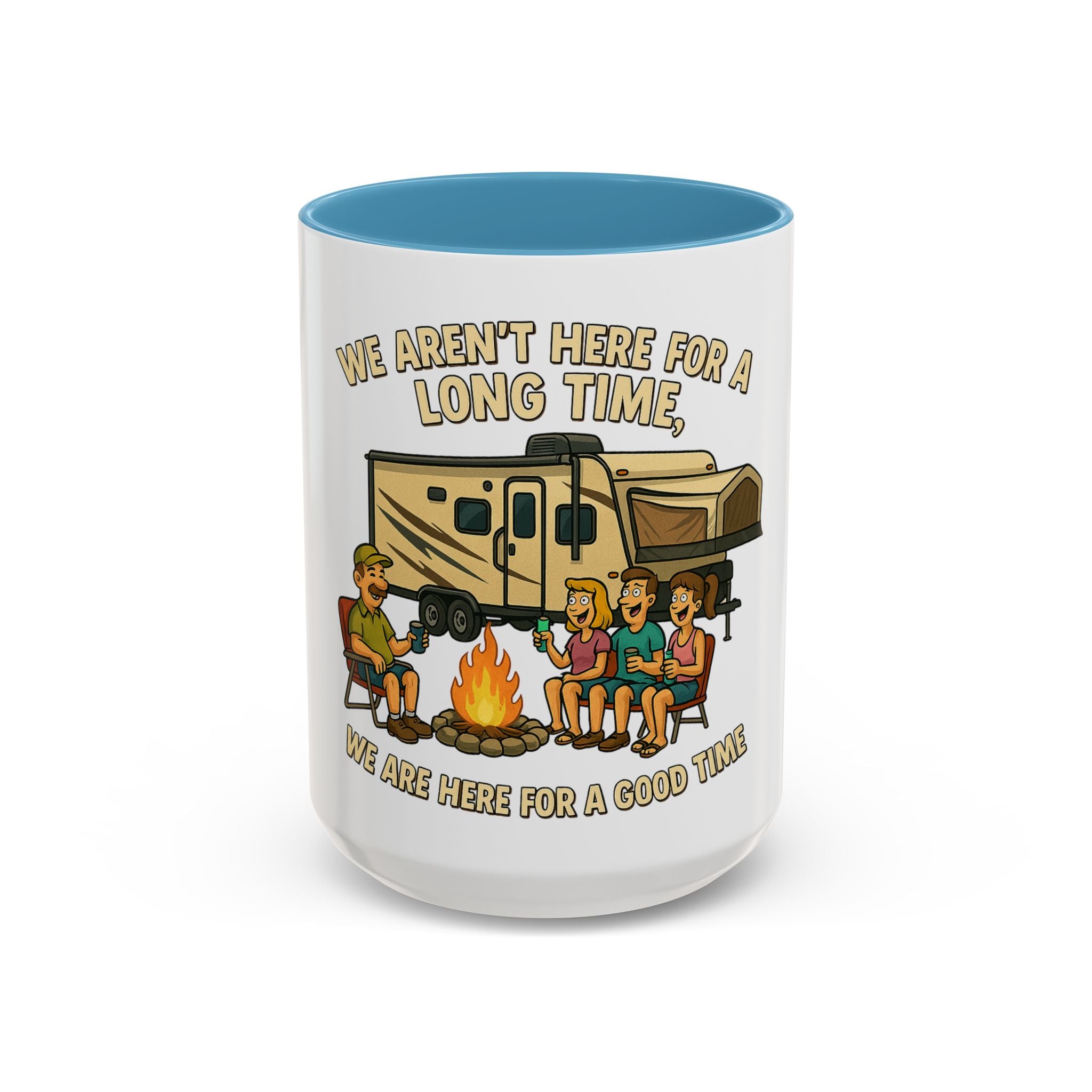 Camping Adventure Coffee Mug - Fun Quote Mug for Outdoor Enthusiasts