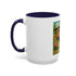 High Class Trailer Trash Coffee Mug - Fun Campfire Ceramic Tea Cup