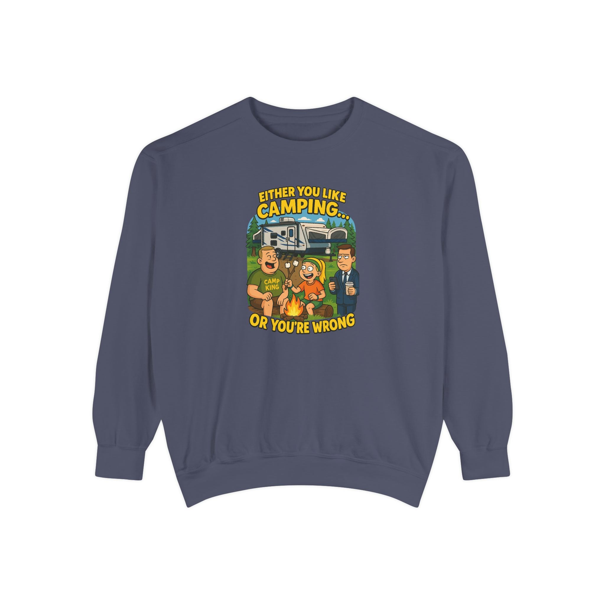 Camping Adventure Sweatshirt - Perfect for Outdoor Lovers
