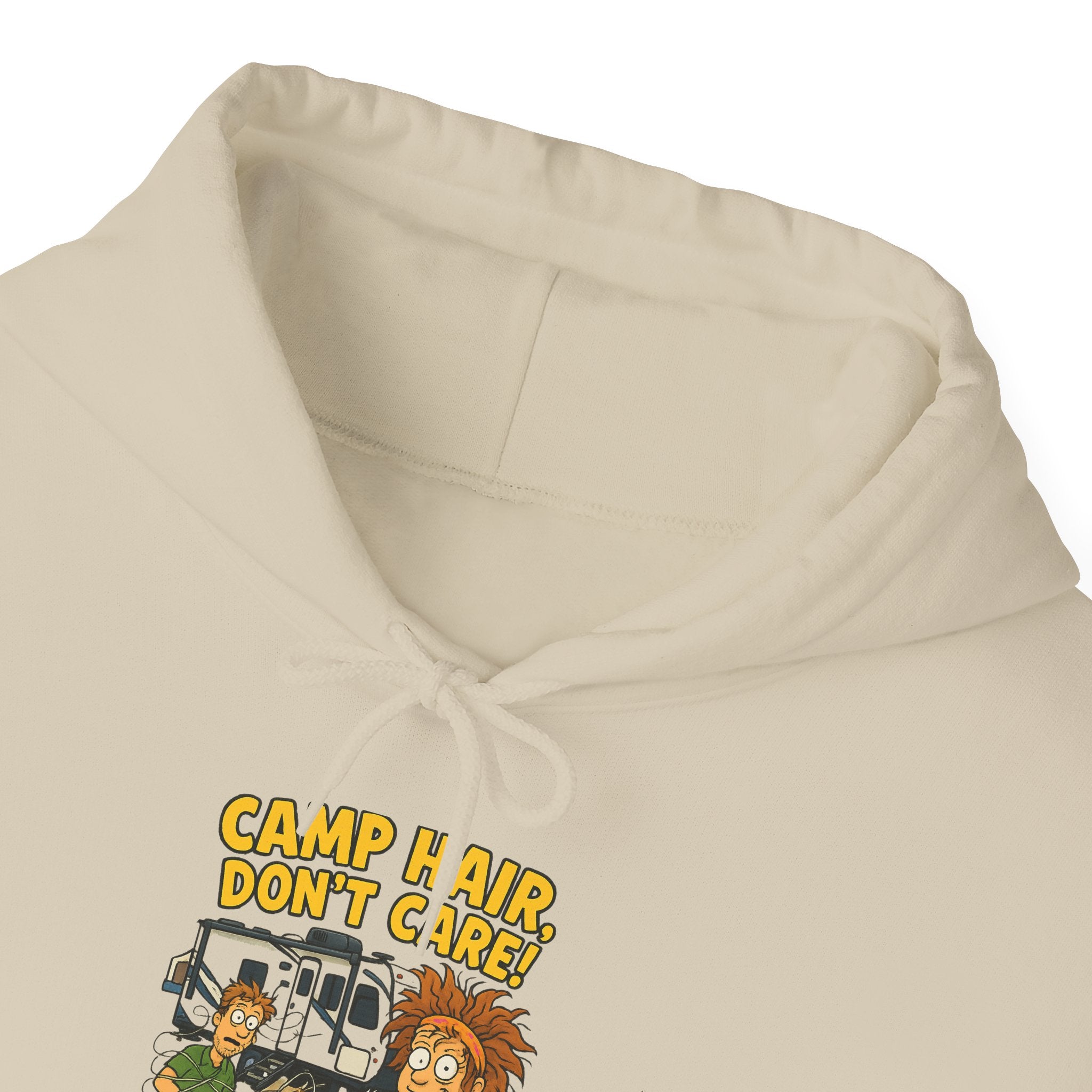 Camp Vibes Unisex Hooded Sweatshirt - Cozy, Funny Gift, Summer Nights, Outdoor Adventure, Camping Apparel