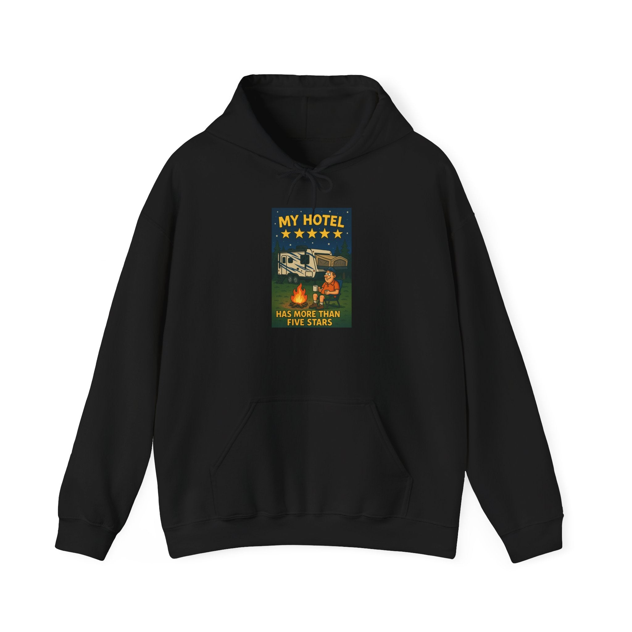 Cozy Camping Hoodie - My Hotel, Outdoor Adventure Apparel, Travel Gift, Nature Lovers Sweatshirt, Camping Gear