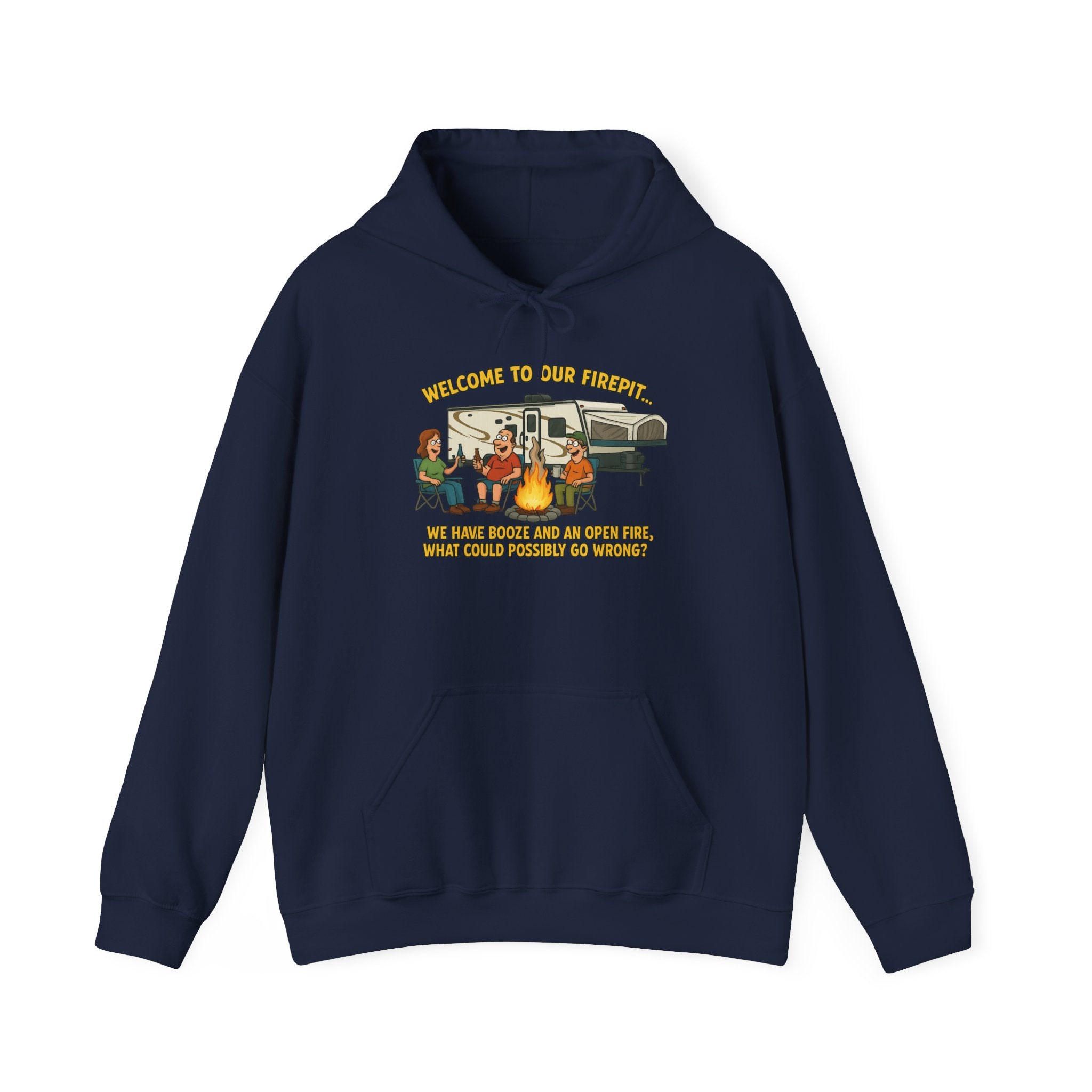 Cozy Campfire Sweatshirt | Unisex Hoodie for Outdoor Lovers, Camping Gear, Warmth for Fall, Great Gift for Nature Enthusiasts