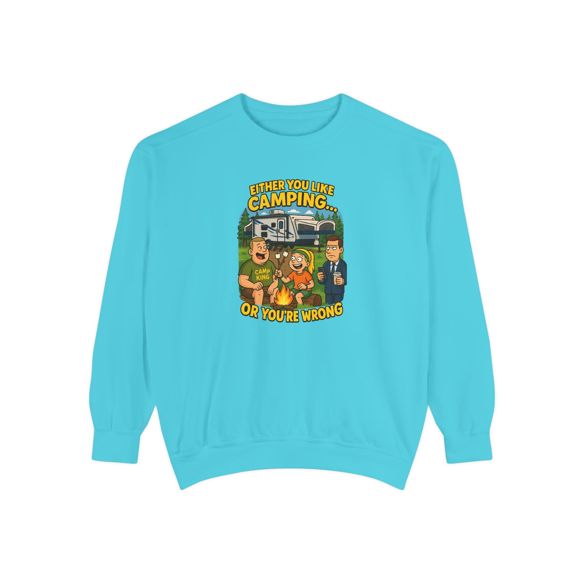 Camping Adventure Sweatshirt - Perfect for Outdoor Lovers