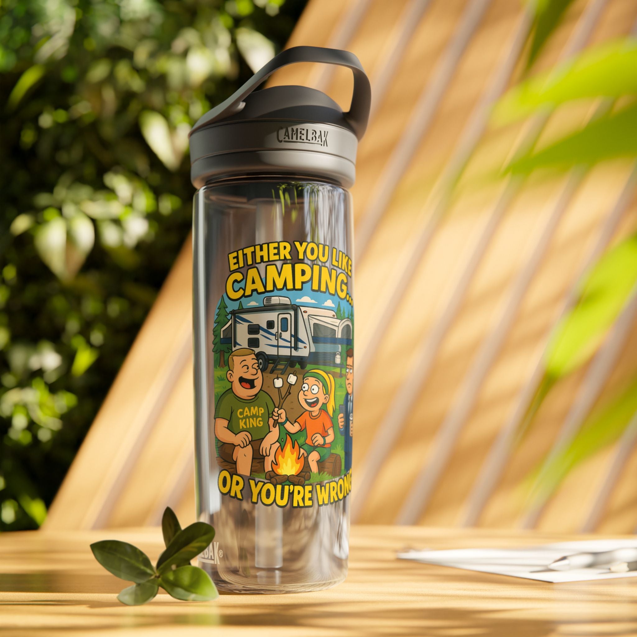 Camping-Themed CamelBak Eddy® Water Bottle