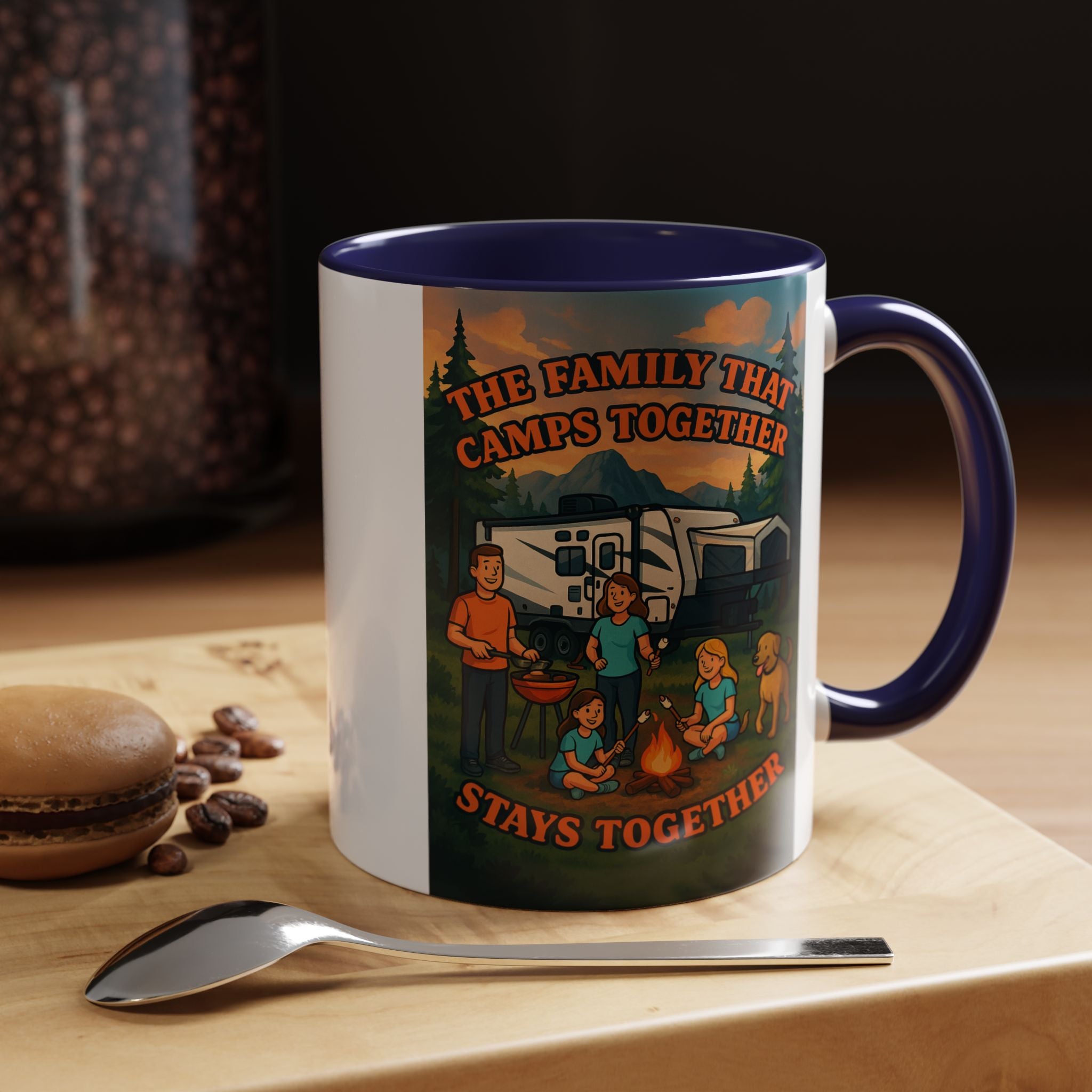 Camping Family Coffee Mug - Adventure, Nature, Family Time, Outdoor Enthusiasts, Gift for Campers