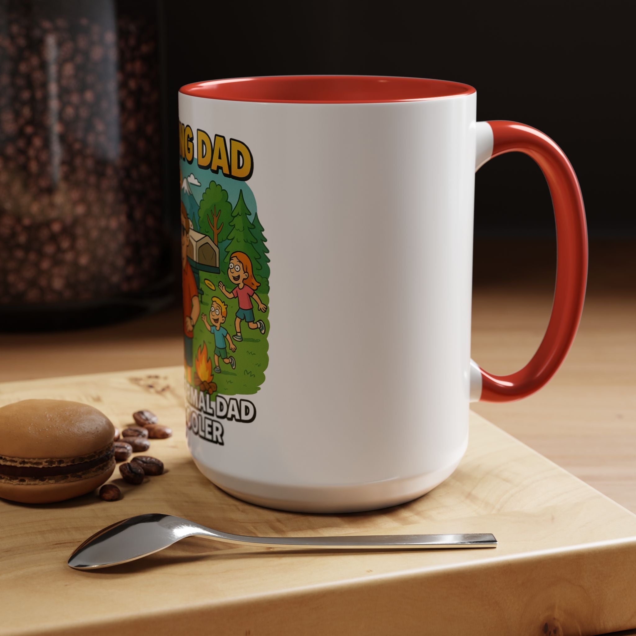Cool Camping Dad Coffee Mug - Fun Outdoor Adventure Gift