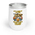 Chill Vibes Wine Tumbler, Insulated Wine Cup, Perfect Gift for Wine Lovers, Relaxing Evenings, Summer Parties, Friends Gathering