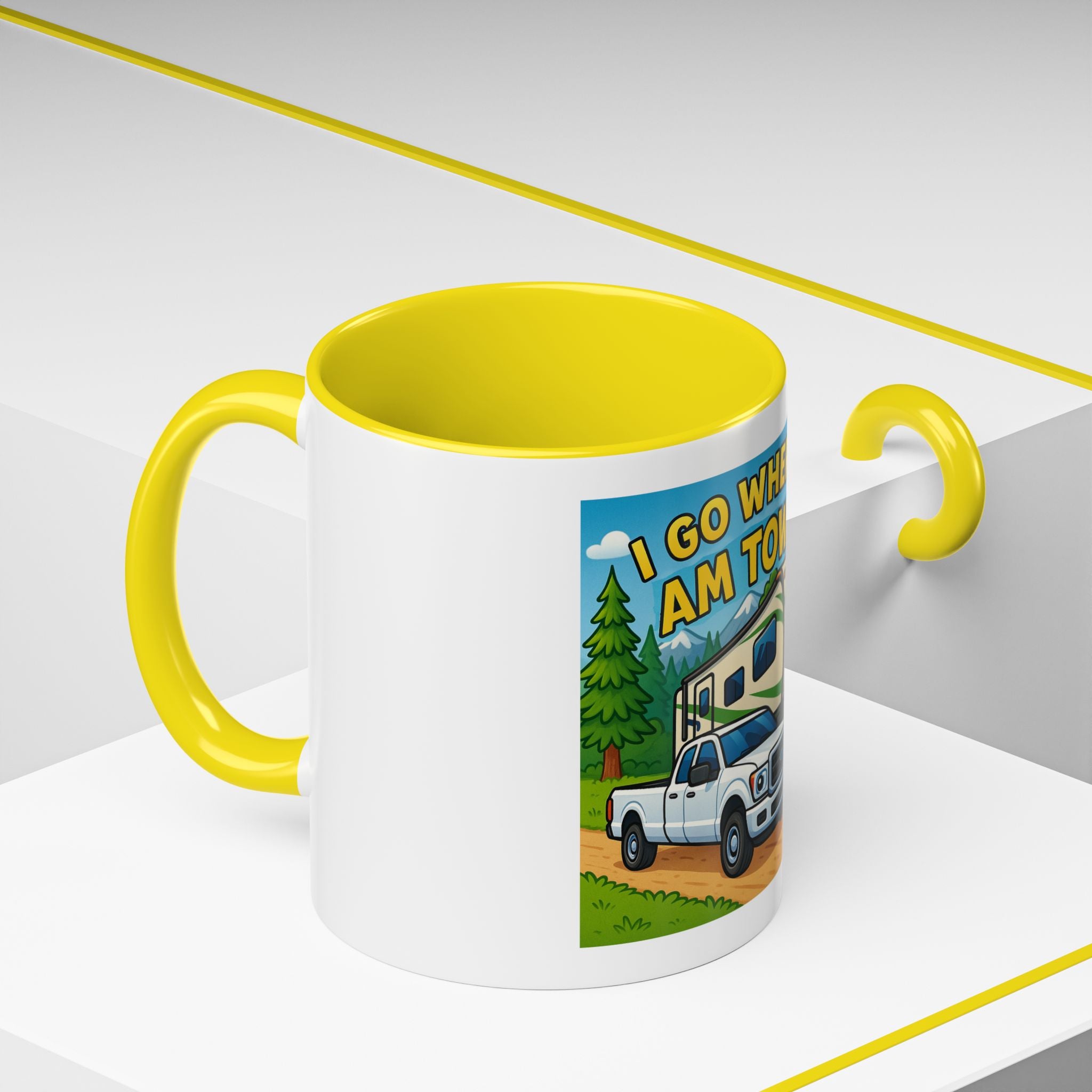 Adventure Camping Coffee Mug, RV Lover Gift, Hiking Mug, Travel Enthusiast Ceramic Cup, Nature Lover Drinkware