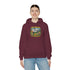 Campfire Adventure Hoodie with Retro Design, Cozy Gift for Outdoor Lovers, Perfect for Camping, Road Trips, and Casual Wear