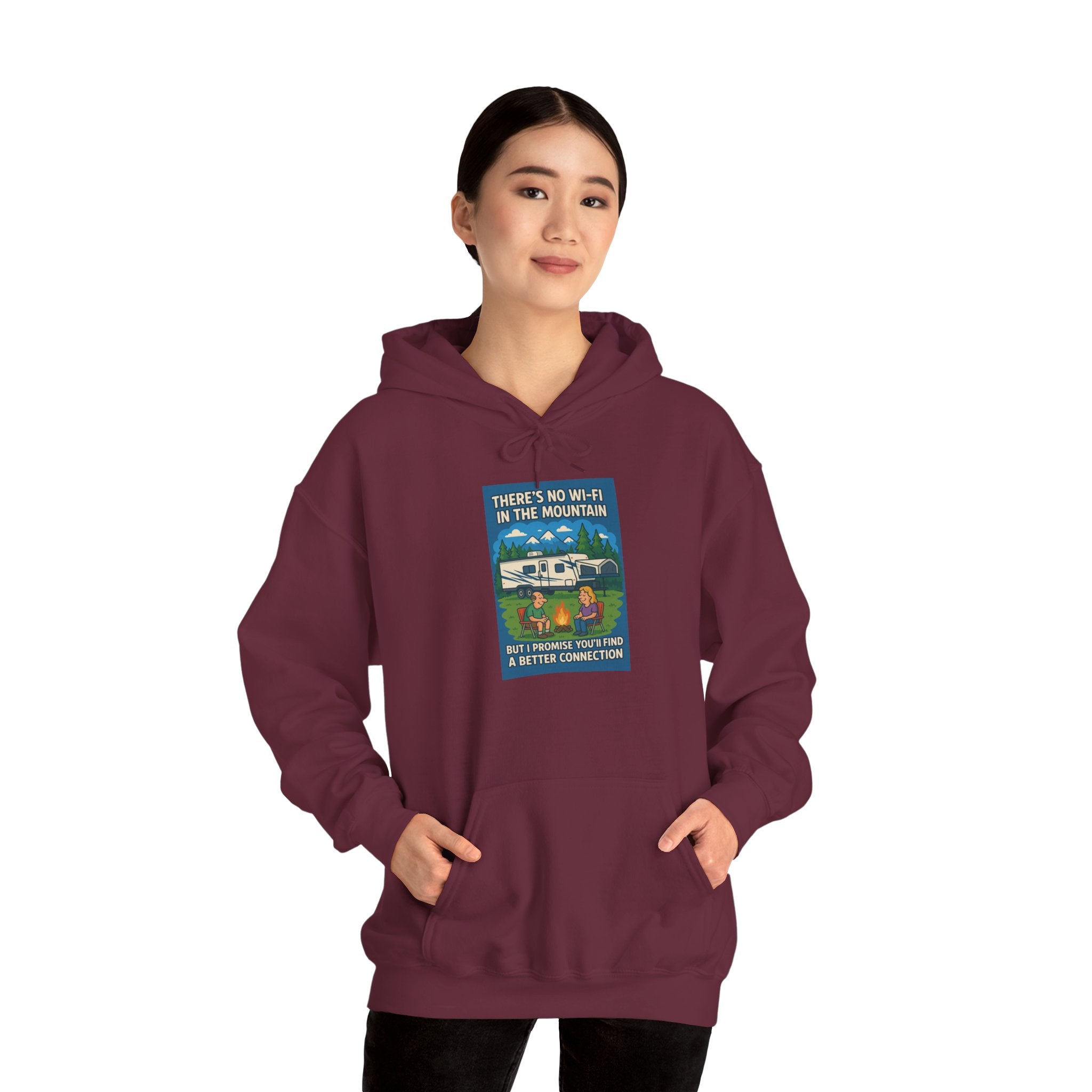 Mountain Connection Unisex Hooded Sweatshirt | Cozy Gift for Nature Lovers | Perfect for Camping, Hiking, Outdoor Adventures, and [...]