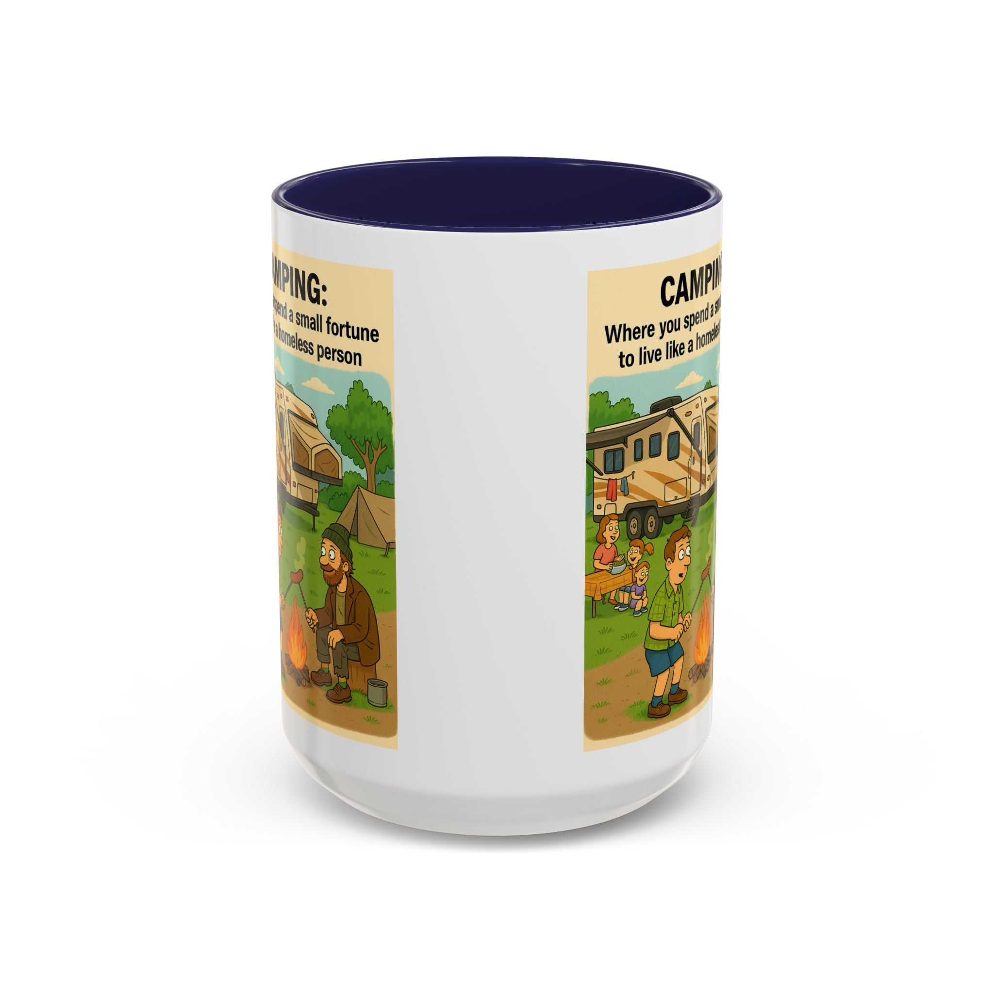 Camping Humor Coffee Mug, Hilarious Campfire Gift, Funny Mug for Outdoors Lovers, Adventure Lover's Coffee Cup, Unique Camping Present