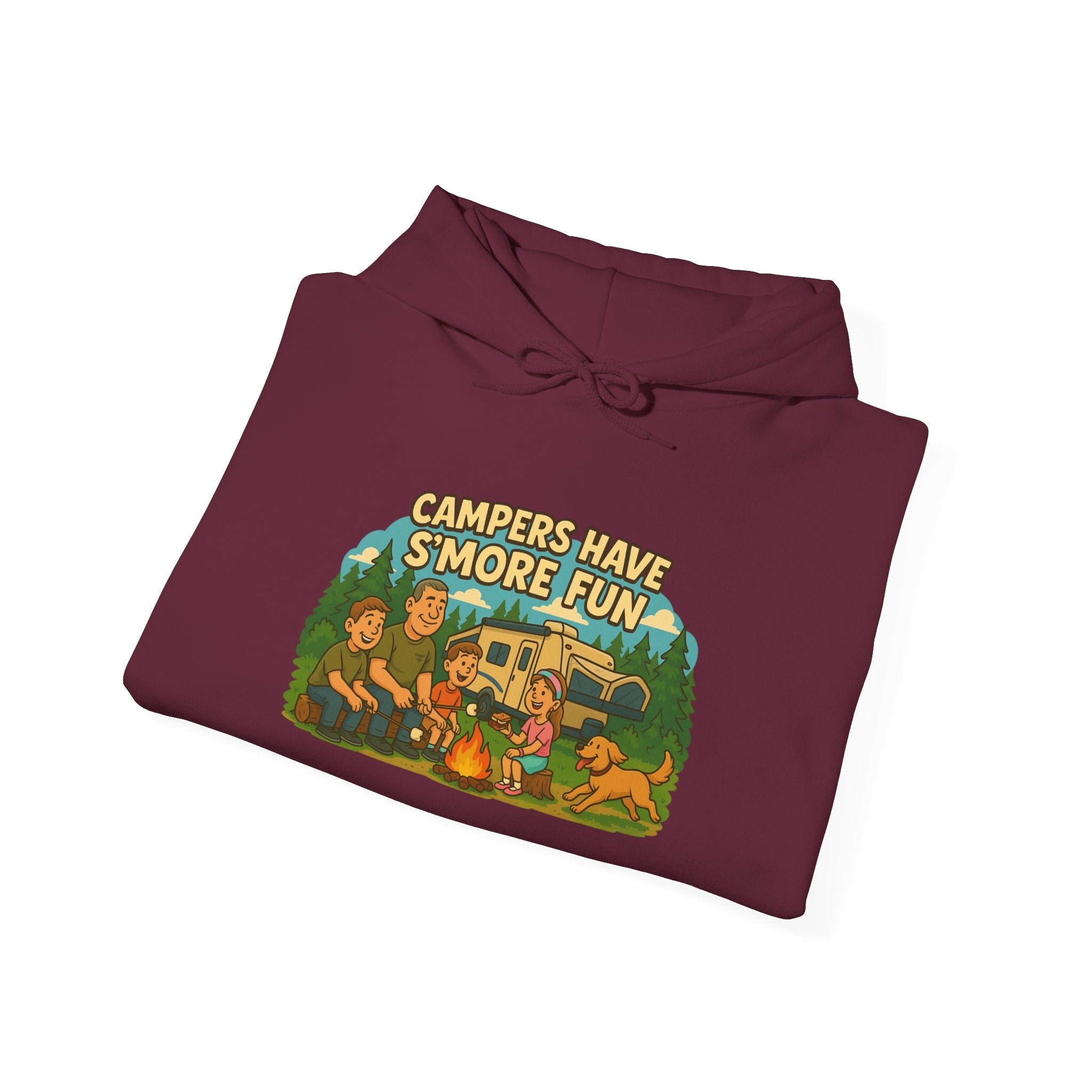 Campfire Vibes Hoodie - Perfect for Outdoor Lovers, Camping Trips, Nature Adventures, Gift for Campers, Cozy Hooded Sweatshirt