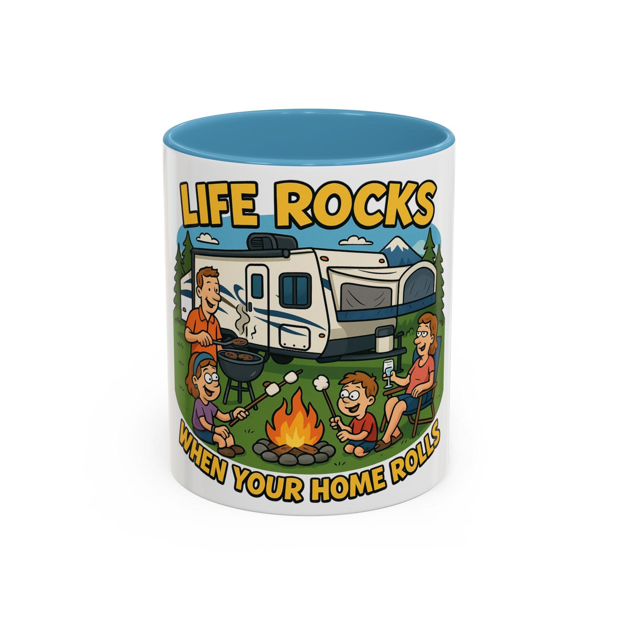 Camping Life Coffee Mug - Adventure Lover Gift, RV Travel Mug, Cozy Campfire Vibes, Perfect for Outdoor Enthusiasts, Gift for Dad