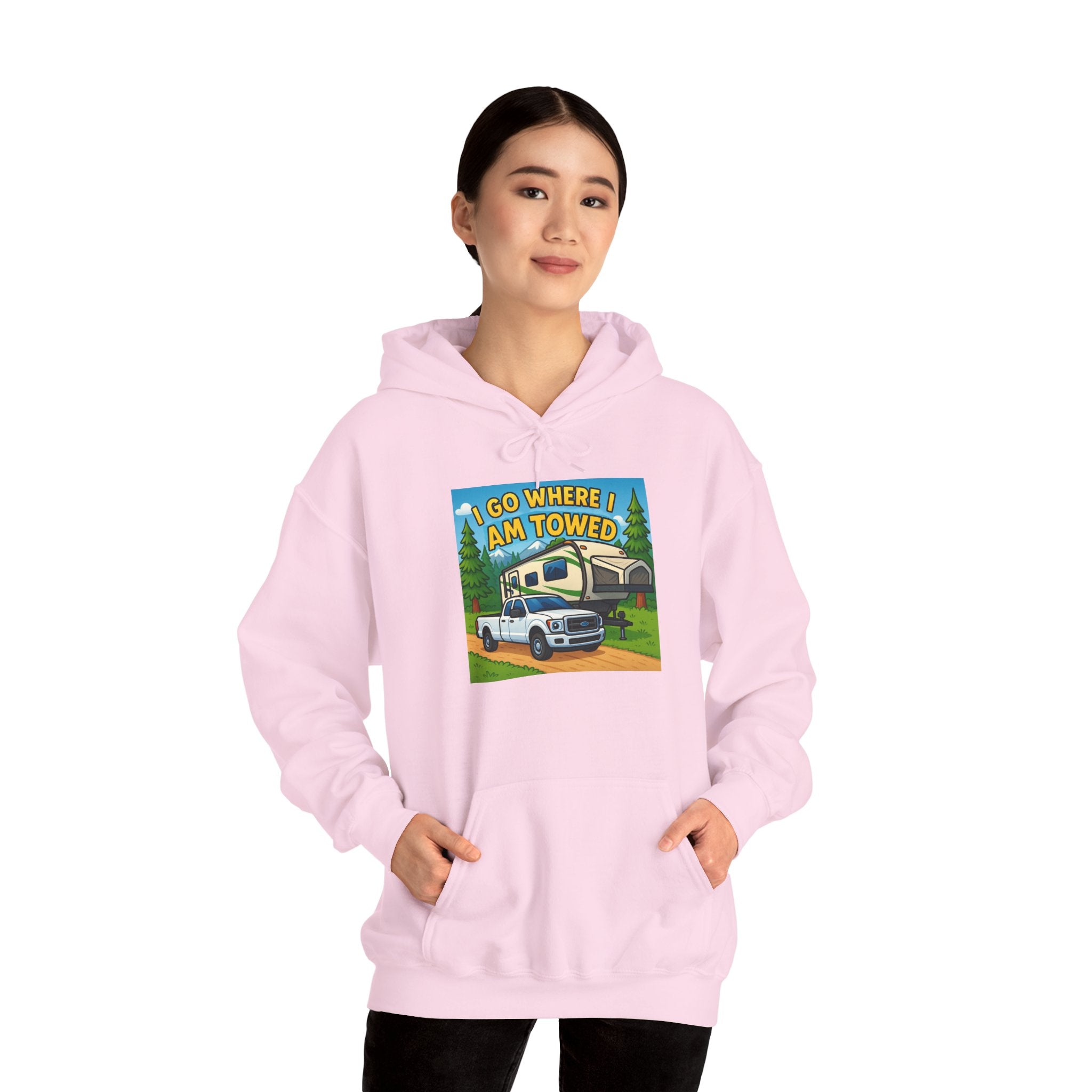 Adventure-Themed Hooded Sweatshirt - Perfect for Travel Enthusiasts, Camper Gifts, Cozy Outings, Outdoor Activities, Road Trip Essentials
