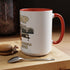 Camping Humor Coffee Mug - I Camp Because Punching People is Frowned Upon