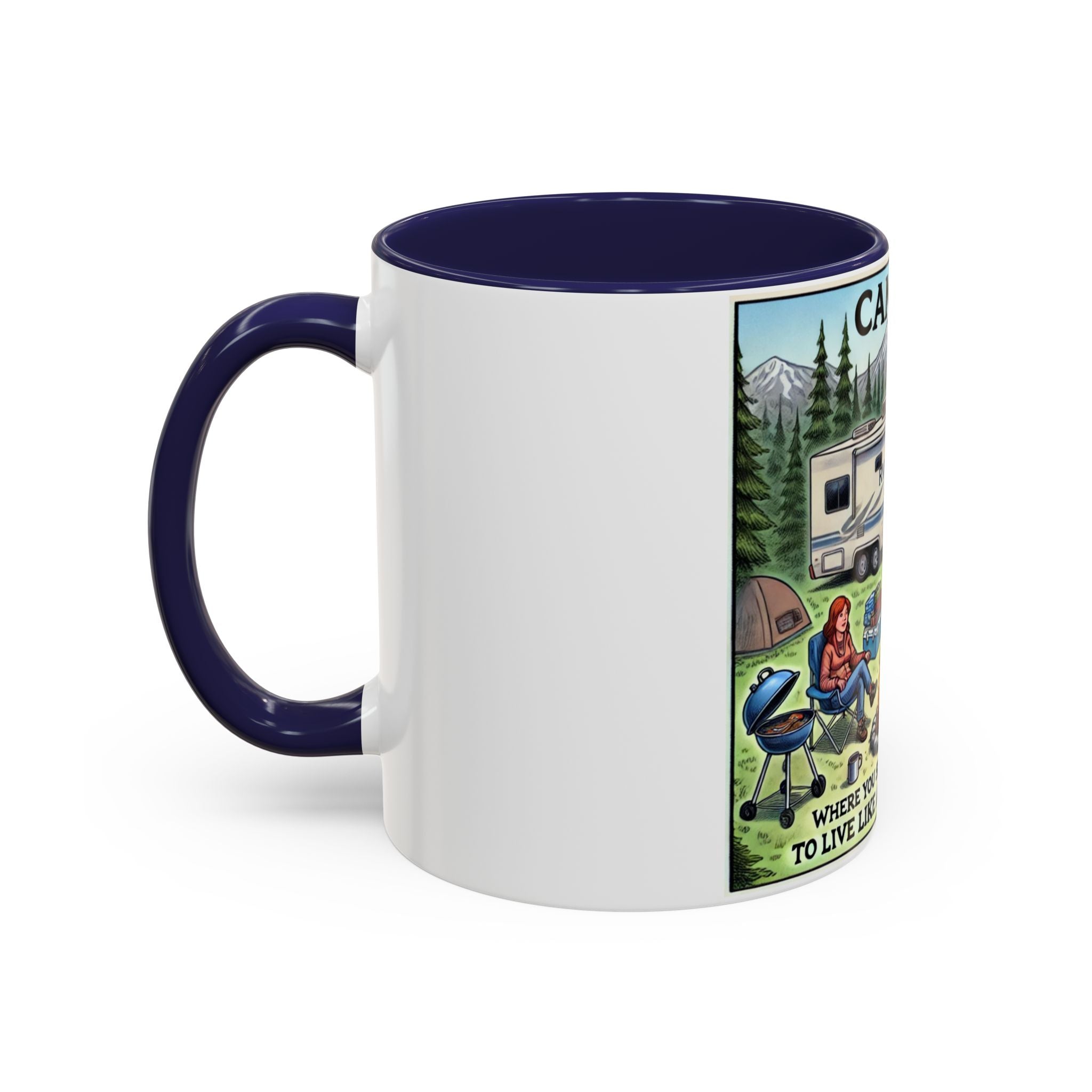 Mug - Camping Where You Spend a Small Fortune Coffee Mug (11, 15oz)