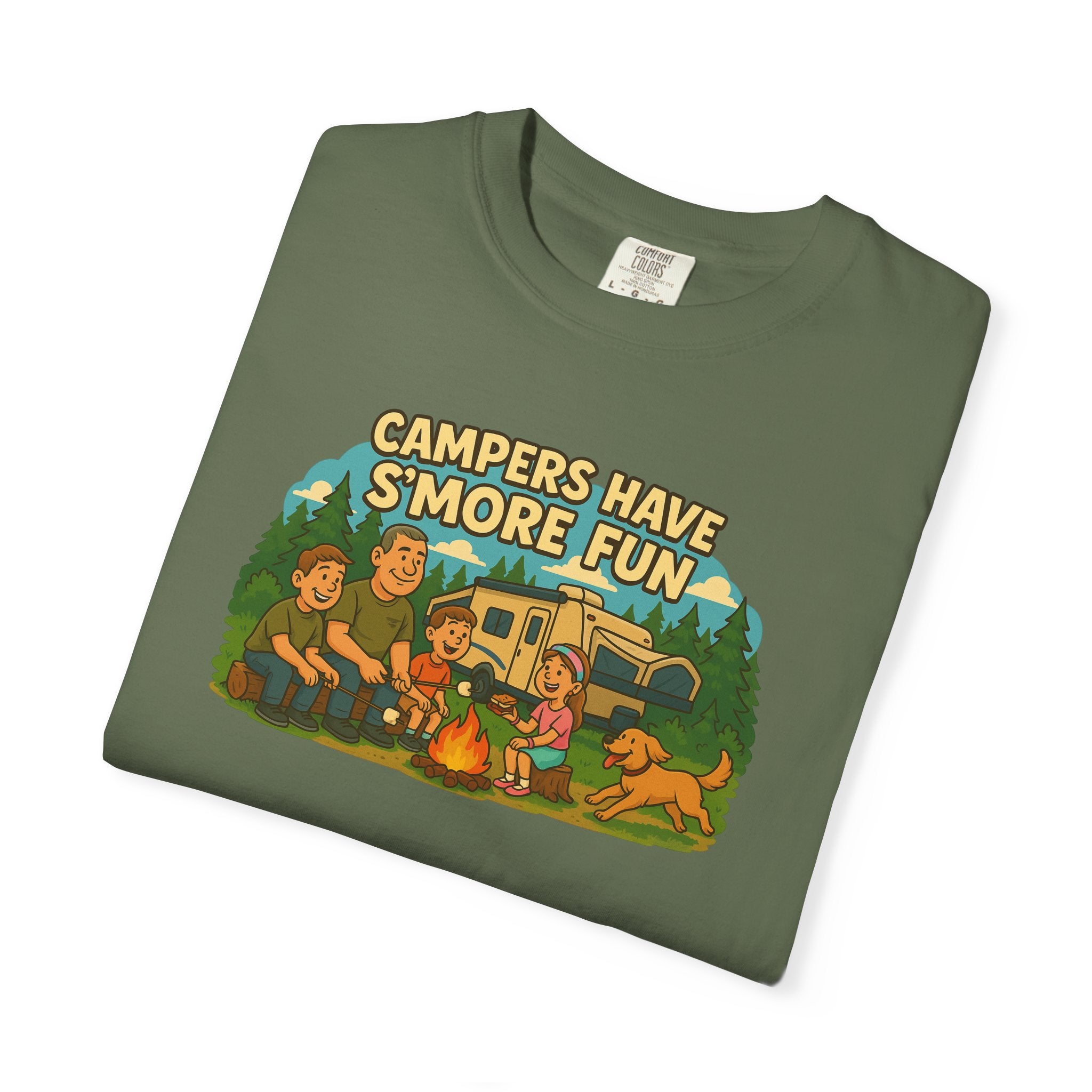 Camping T-Shirt for Outdoor Lovers, Perfect Gift for Campers, Adventure Tee, Vacation Shirt, Summer Fun Merchandise