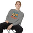 Camping Wine Sweatshirt | Unisex Garment-Dyed Pullover | Cozy Gift for Campers | Outdoor Adventures Apparel | Relaxed Fit Top