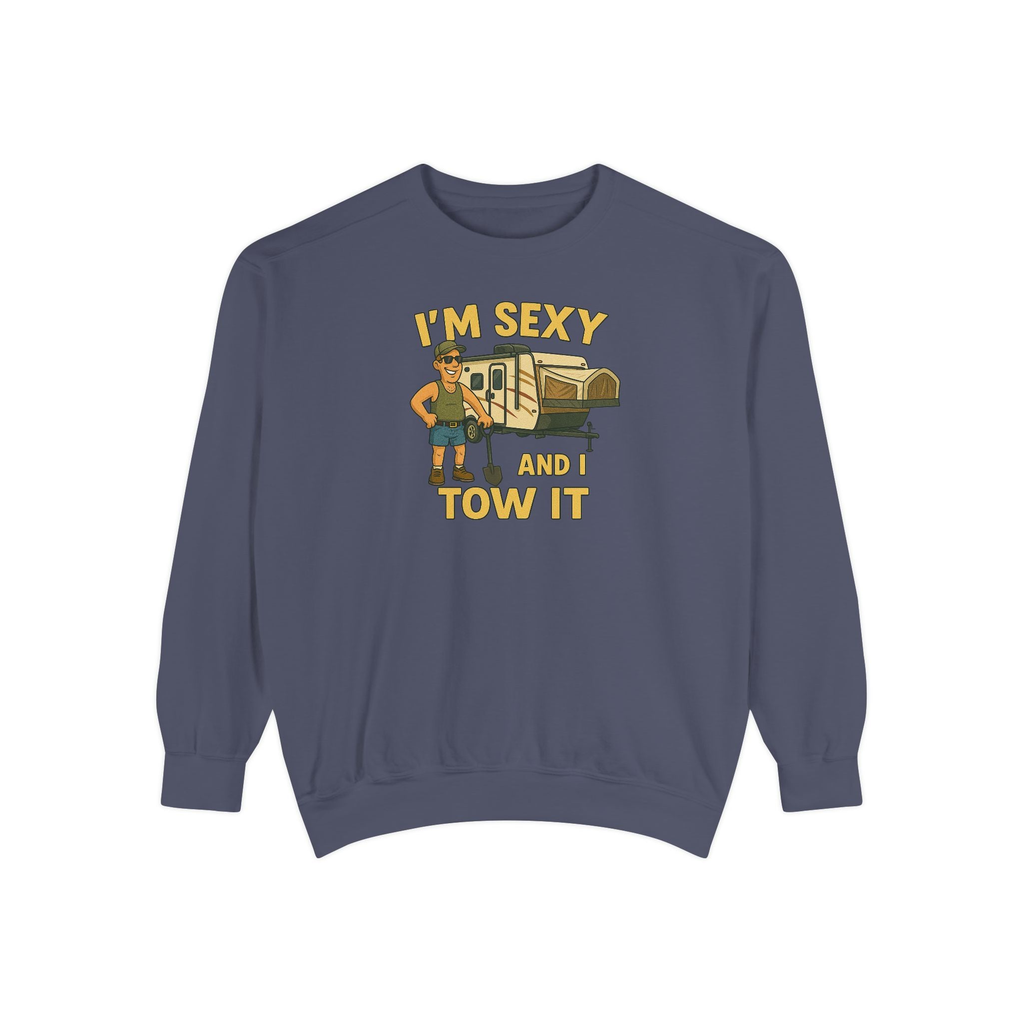 Funny Tow Truck Sweatshirt, Unisex Garment-Dyed Pullover, Casual Gift for Drivers, Trucking Humor Apparel, Cozy Fall Outfit, Perfect [...]