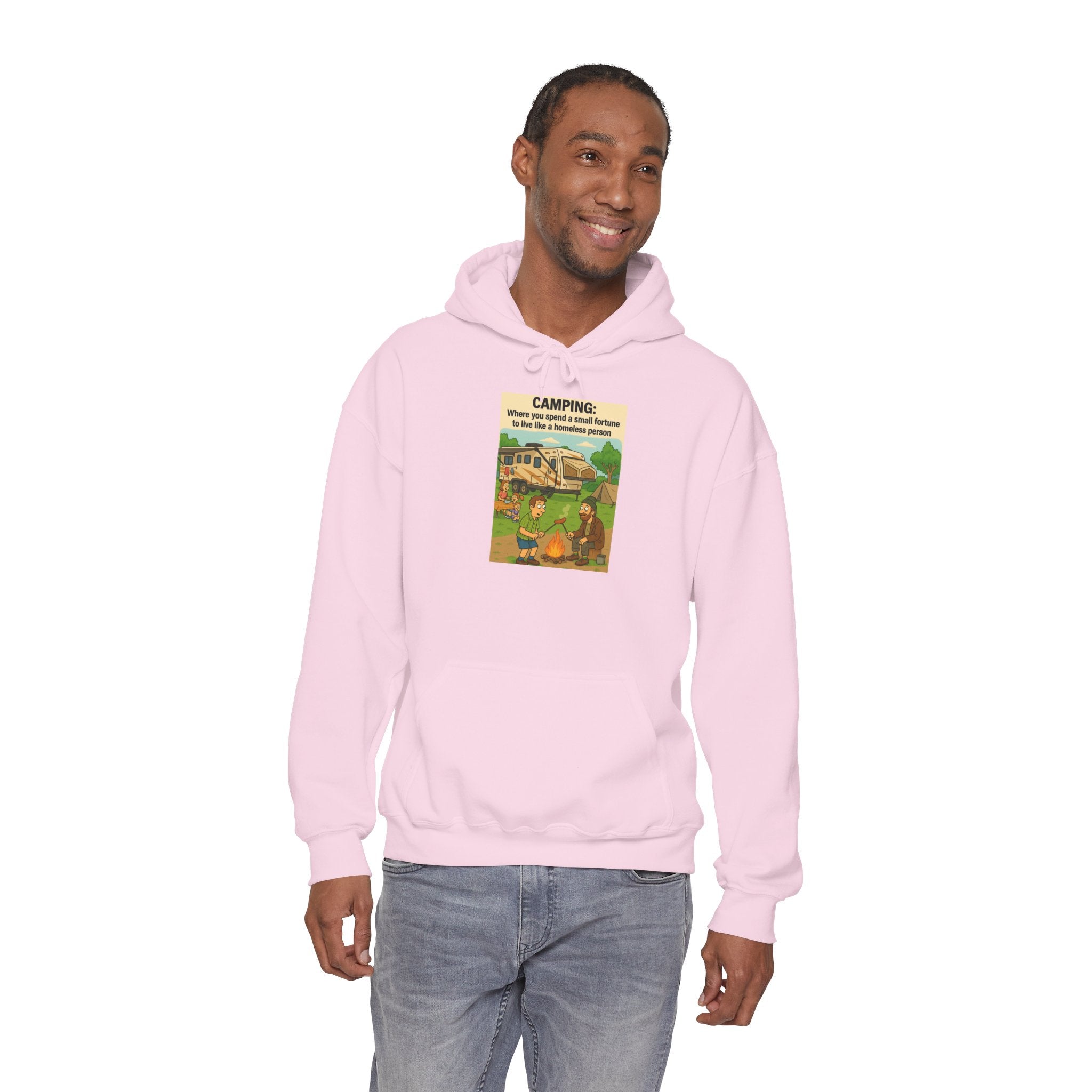 Cozy Camping Sweatshirt | Unisex Heavy Blend Hoodie, Outdoor Gear, Nature Lover Gift, Camping Apparel, Weekend Retreat Wear