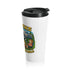 Adventure-Themed Stainless Steel Travel Mug | Camping Coffee Cup | Outdoorsy Gift | Road Trip Essential | Life Rocks Design