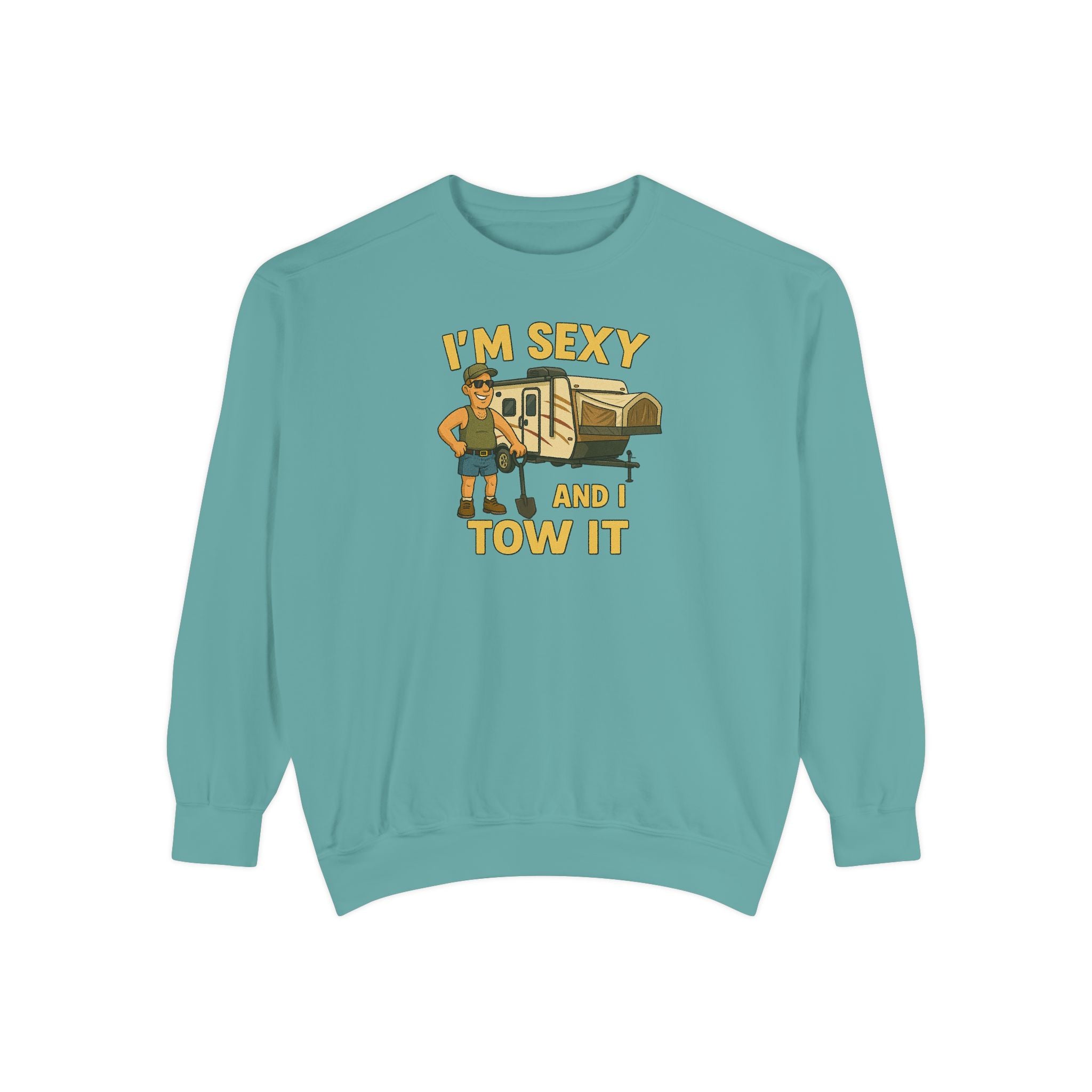 Funny Tow Truck Sweatshirt, Unisex Garment-Dyed Pullover, Casual Gift for Drivers, Trucking Humor Apparel, Cozy Fall Outfit, Perfect [...]