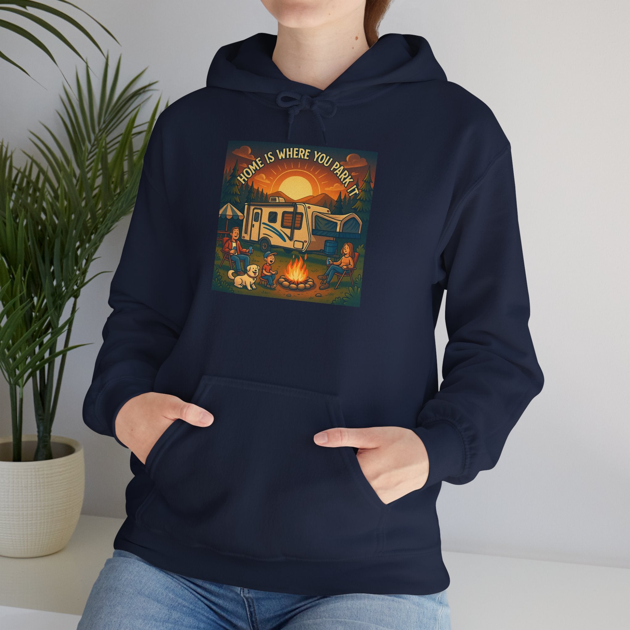 Cozy Campfire Vibes Hoodie, Unisex Sweatshirt for Camp Lovers, Autumn Apparel, Outdoor Adventure Gift, Family Get-Together