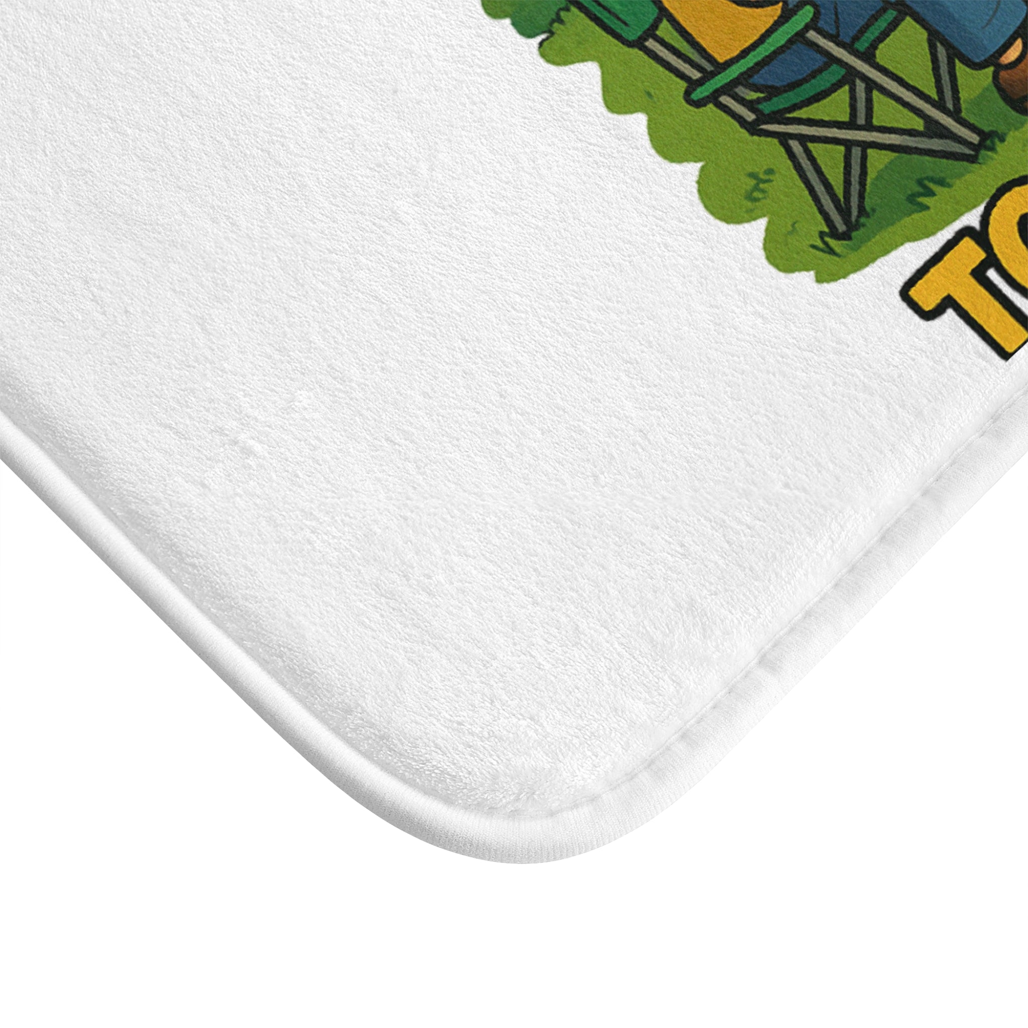 Outdoor Camping Bath Mat - "You Are Never Too Old to Play Outside"