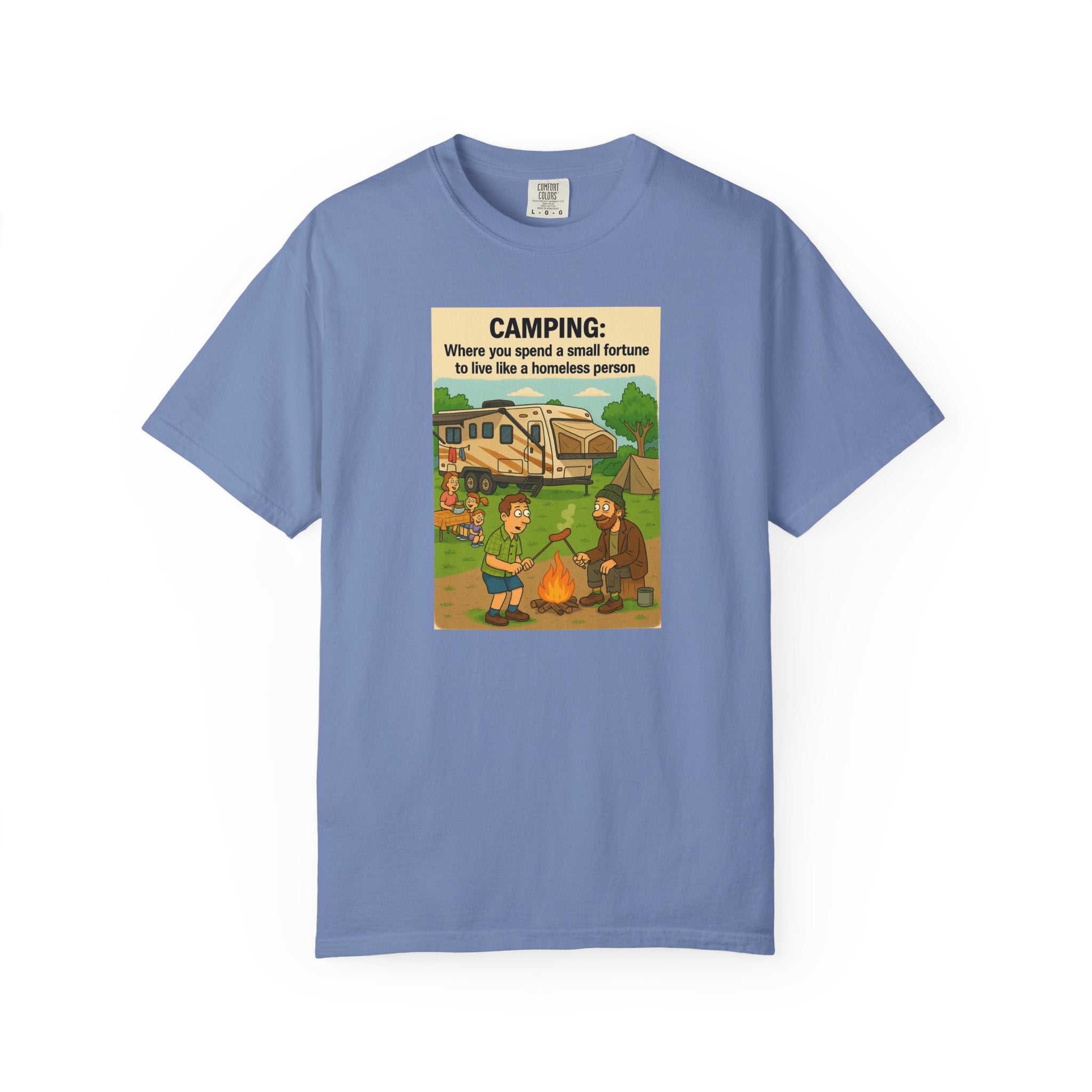 Camping Humor T-Shirt, Unisex Graphic Tee, Adventure Gift, Outdoor Lover Apparel, Funny Camping Shirt