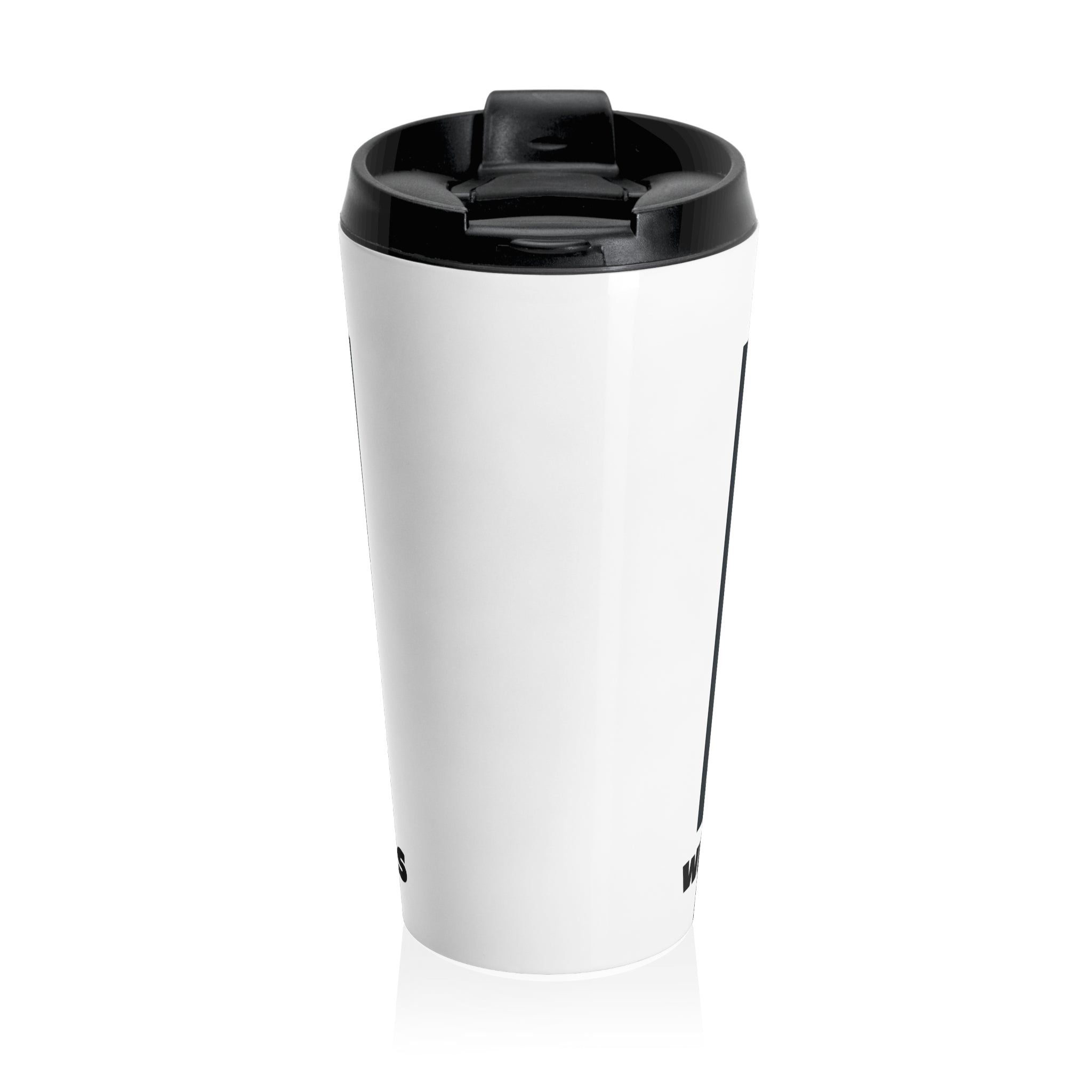 Stainless Steel Travel Mug - Life rocks when your home rolls