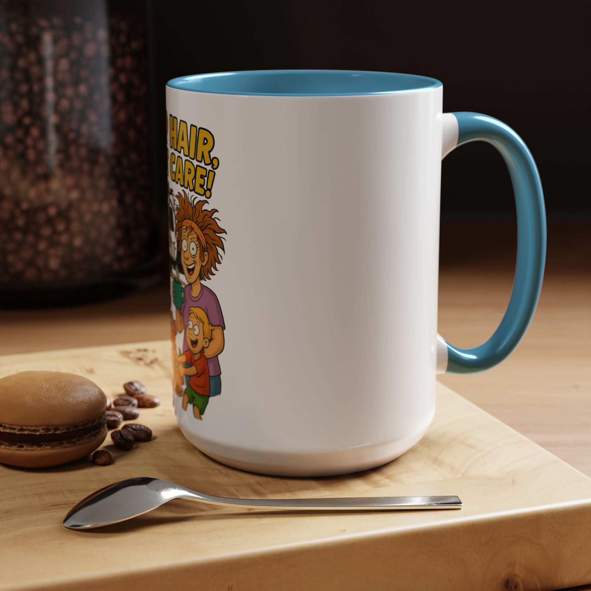 Camp Hair Coffee Mug, Funny Mug for Campers, Outdoor Lover Gift, Family Camping Mug, Humorous Coffee Cup