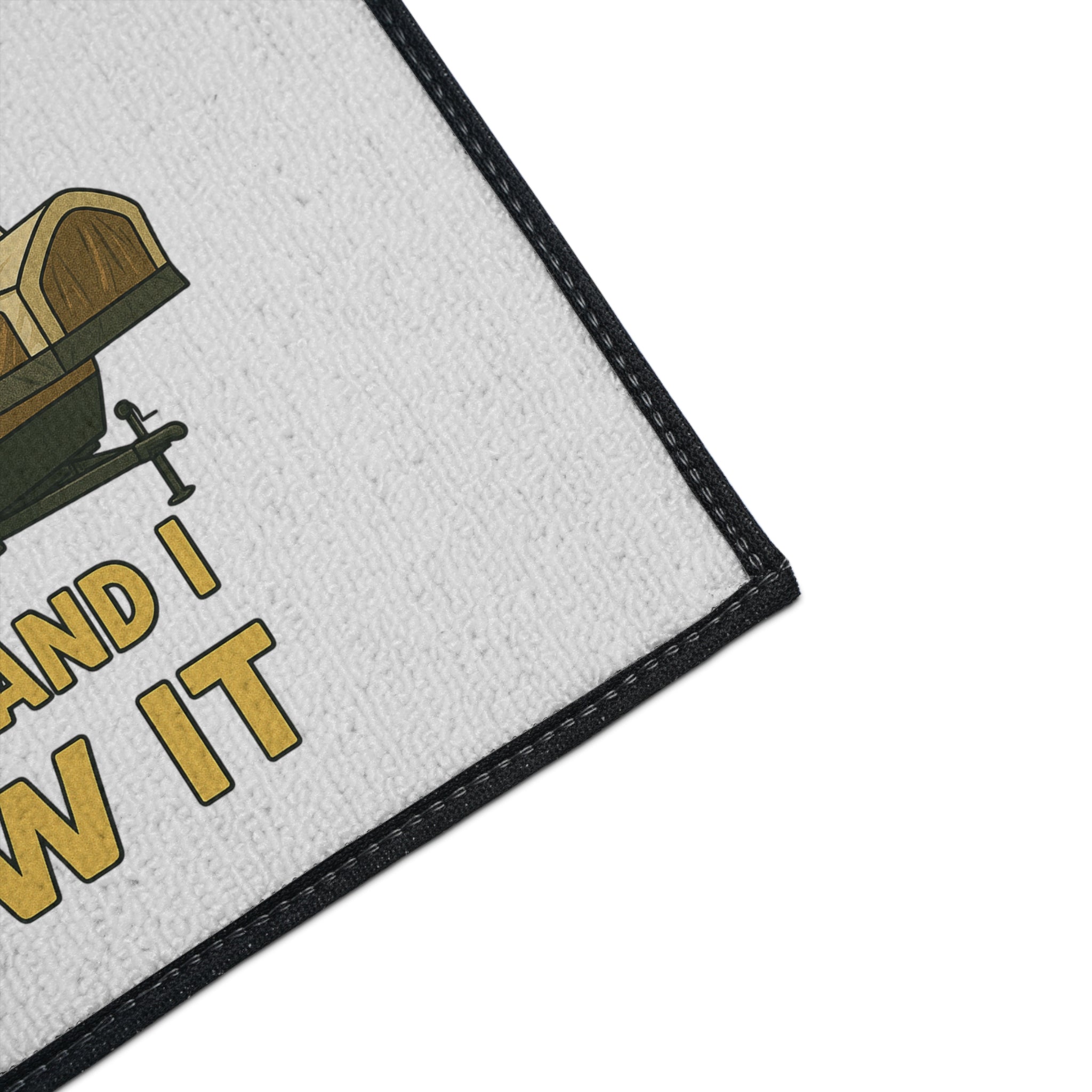 RV Themed Heavy Duty Floor Mat - Funny Camper Decor, Outdoor Rug, Farmhouse Welcome Mat, Camping Gift, Travel Vibes