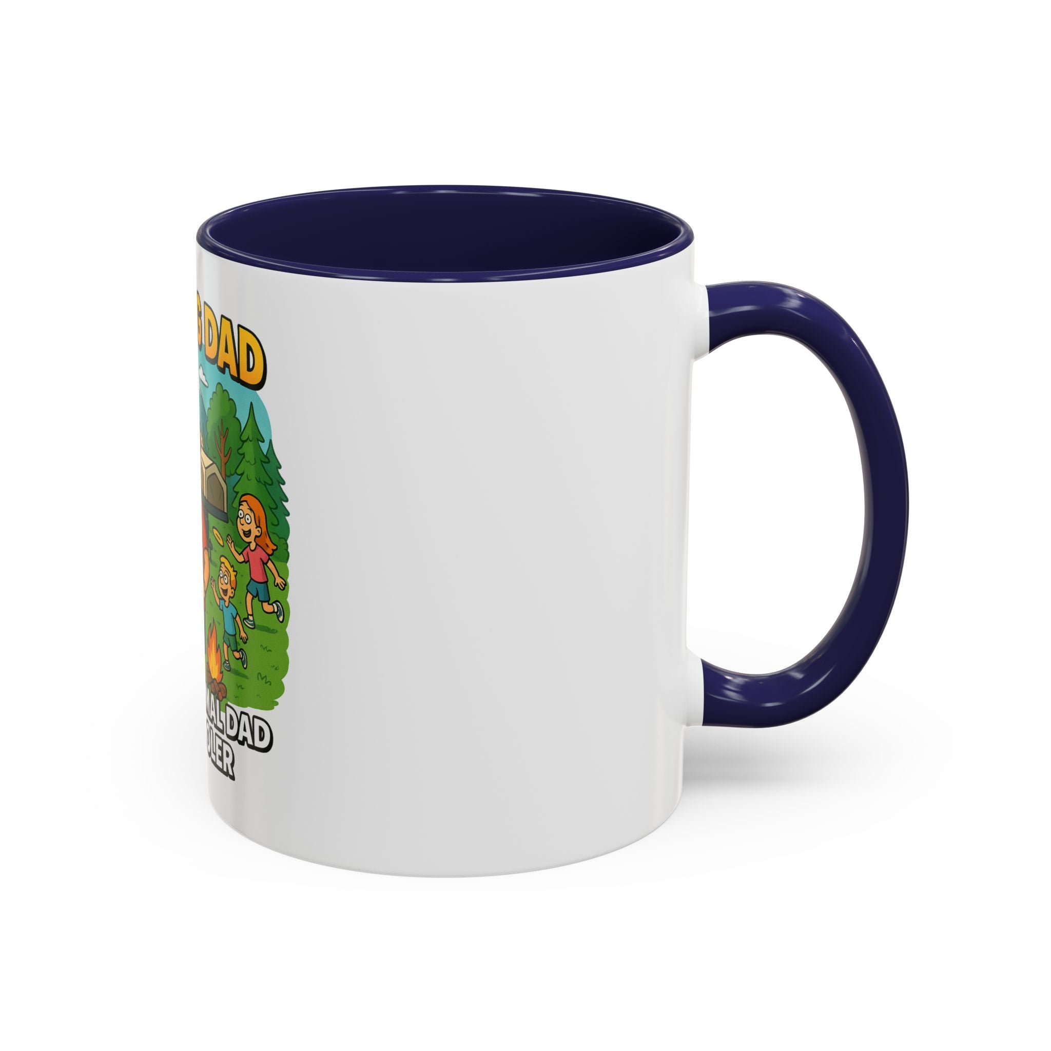 Cool Camping Dad Coffee Mug - Fun Outdoor Adventure Gift