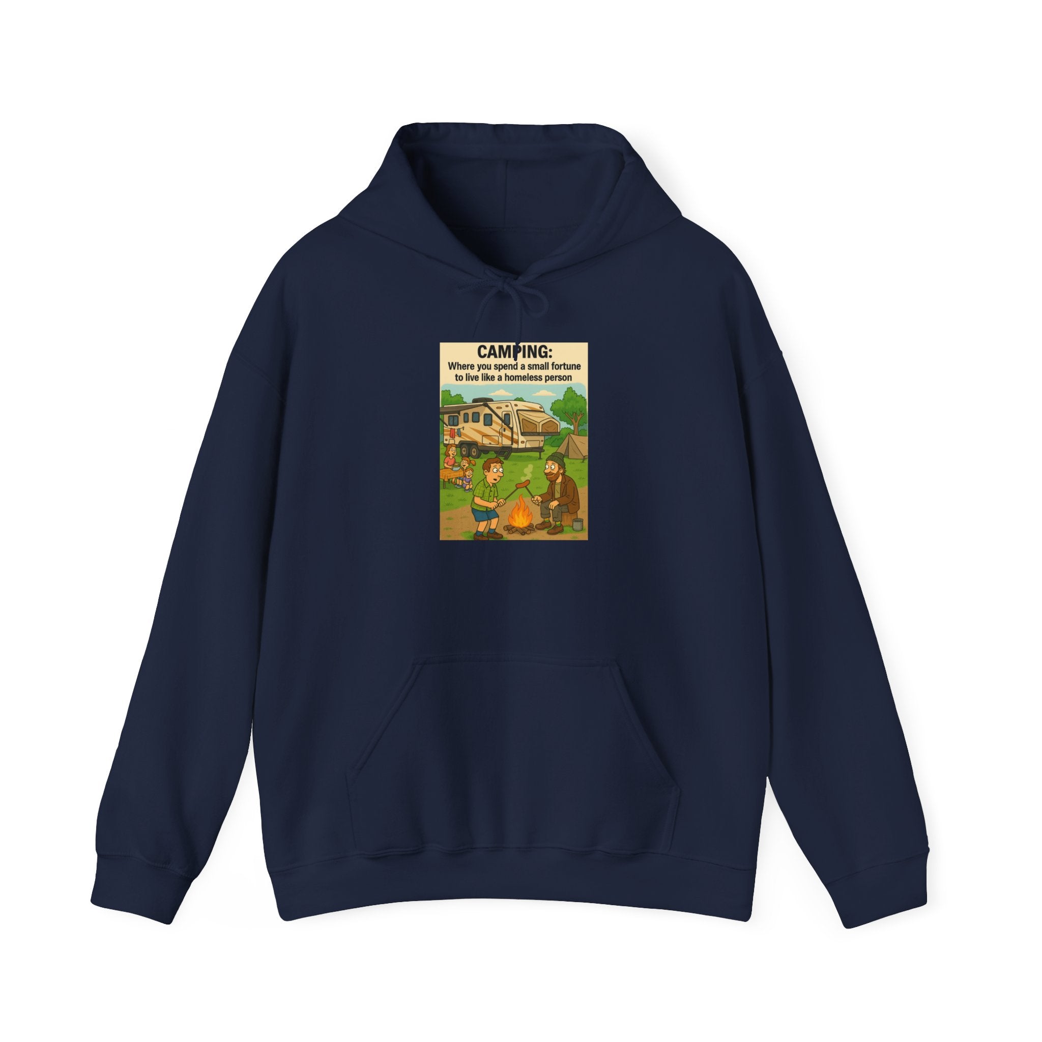 Cozy Camping Sweatshirt | Unisex Heavy Blend Hoodie, Outdoor Gear, Nature Lover Gift, Camping Apparel, Weekend Retreat Wear