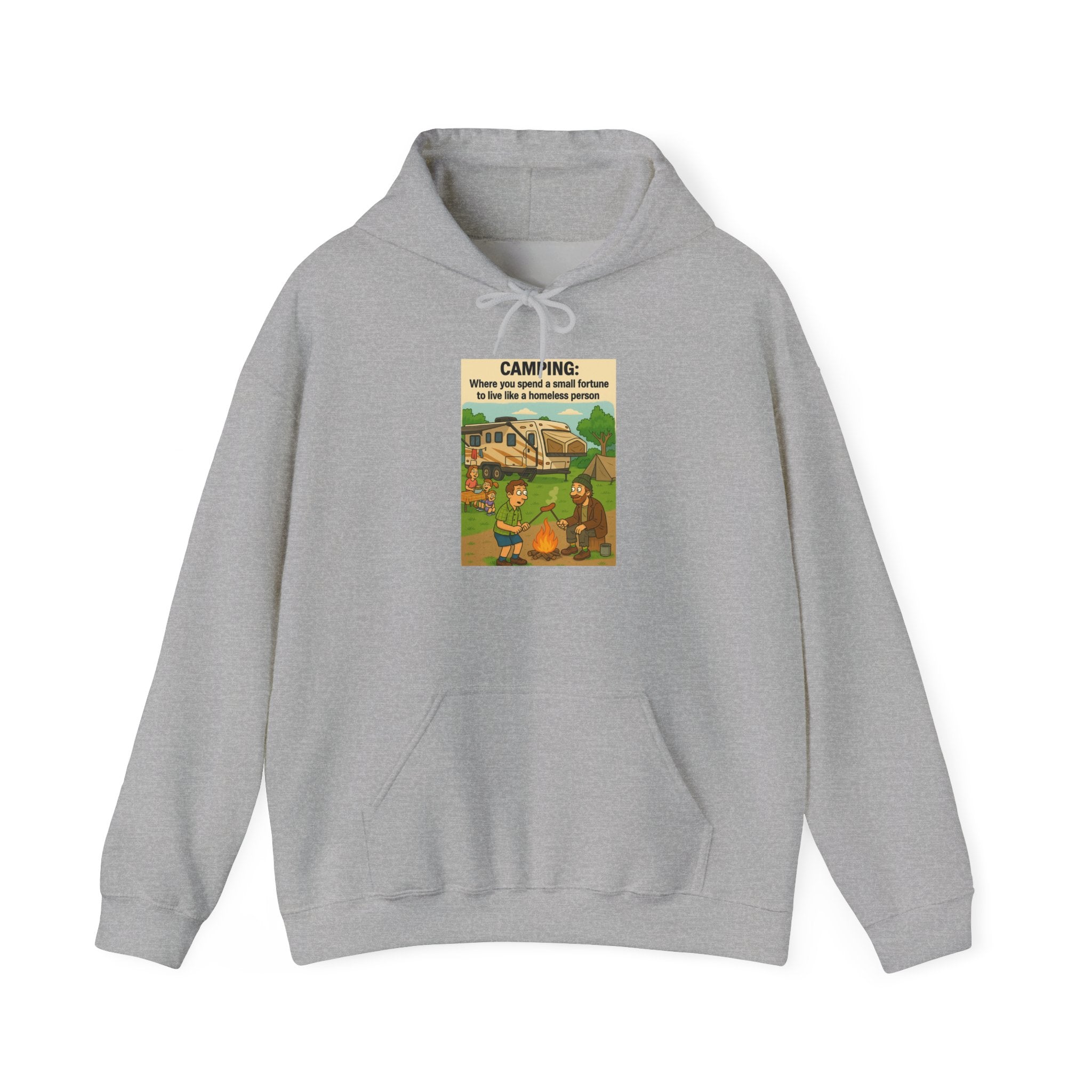 Cozy Camping Sweatshirt | Unisex Heavy Blend Hoodie, Outdoor Gear, Nature Lover Gift, Camping Apparel, Weekend Retreat Wear
