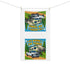 Camping Adventure Hand Towel, RV Life Decor, Travel Gift for Campers, Funny Camping Towel, Outdoor Enthusiast Accessory