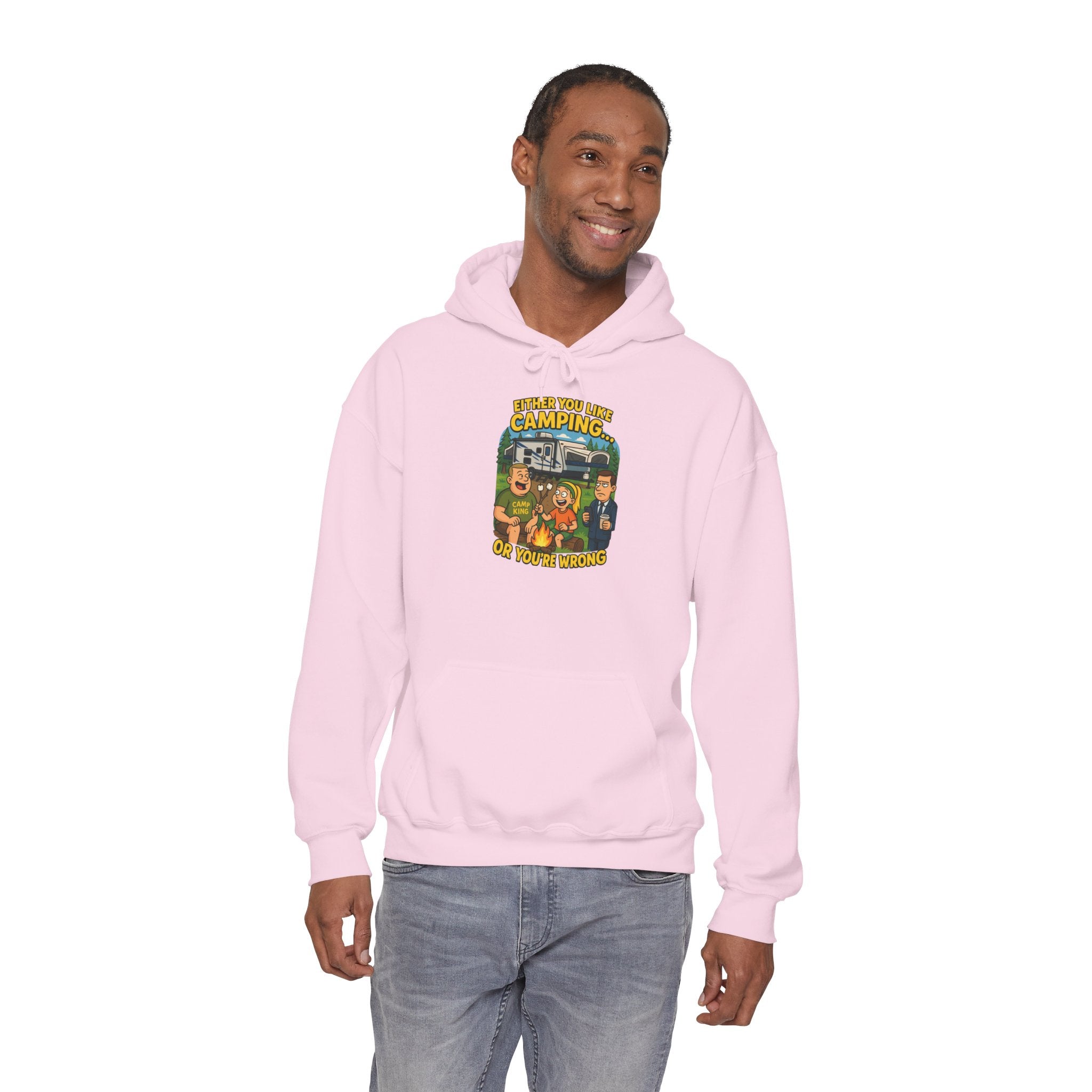 Camping Adventure Unisex Heavy Blend™ Hooded Sweatshirt