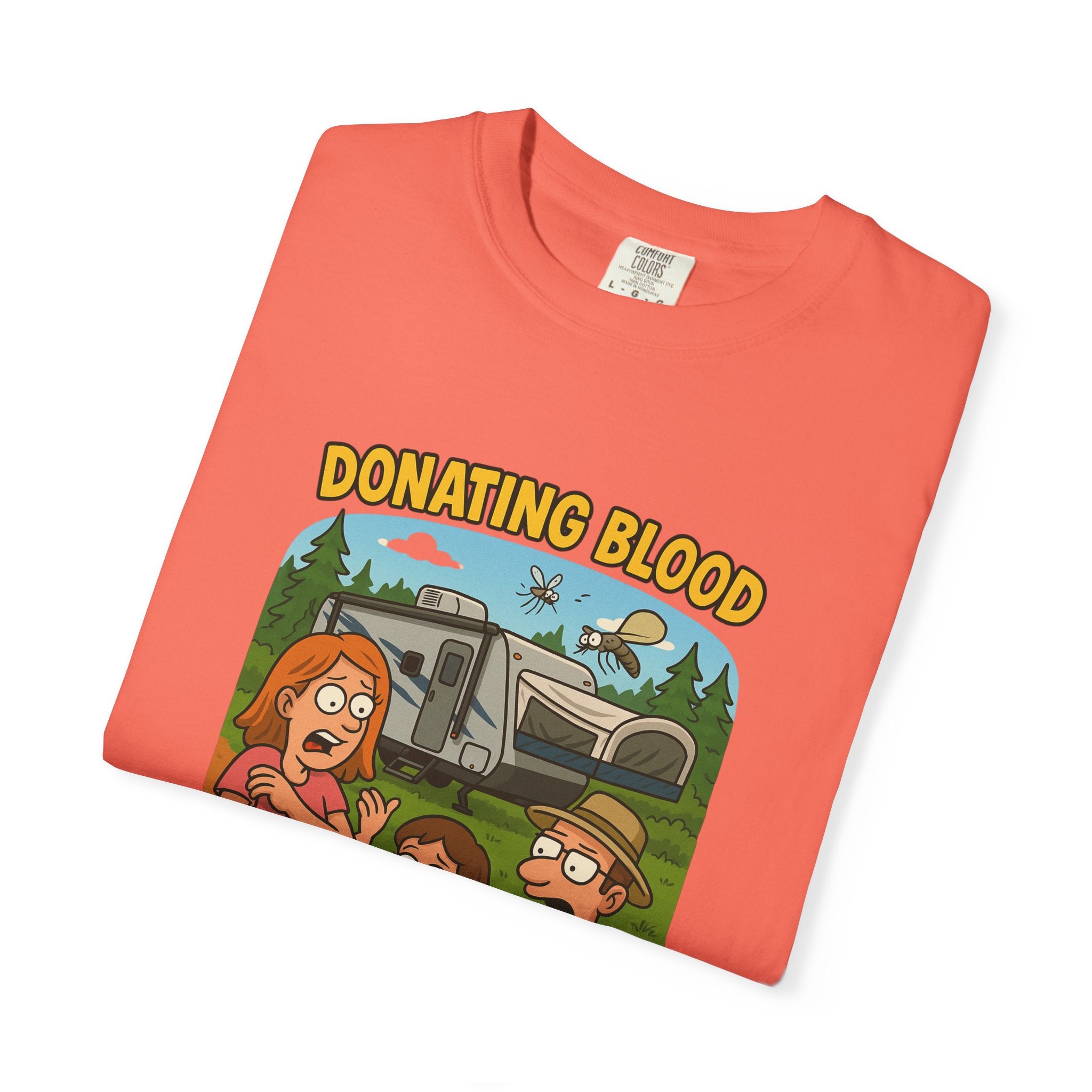 Playful Donation Humor Tee for Blood Donors, Perfect for Fundraisers, Special Events, Gifts, and Everyday Wear