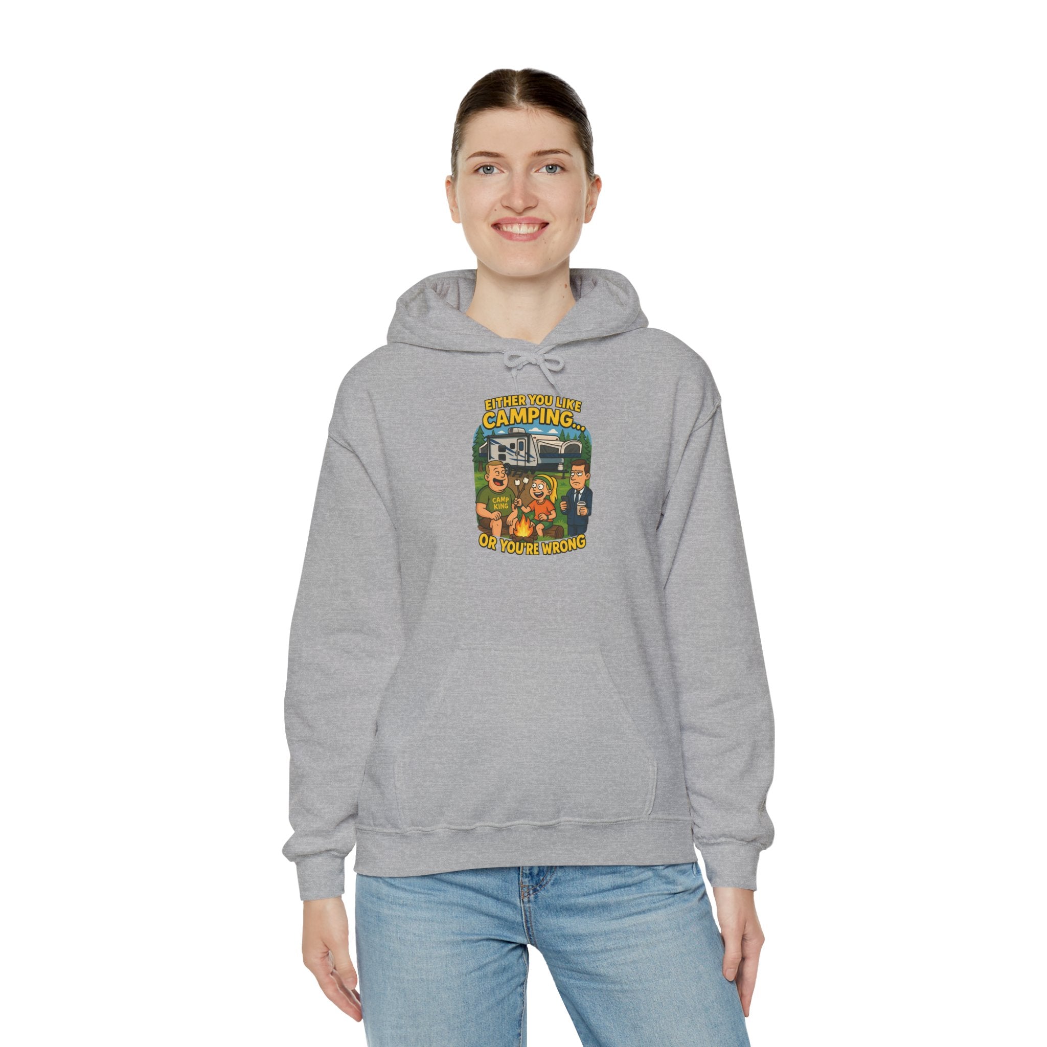 Camping Adventure Unisex Heavy Blend™ Hooded Sweatshirt